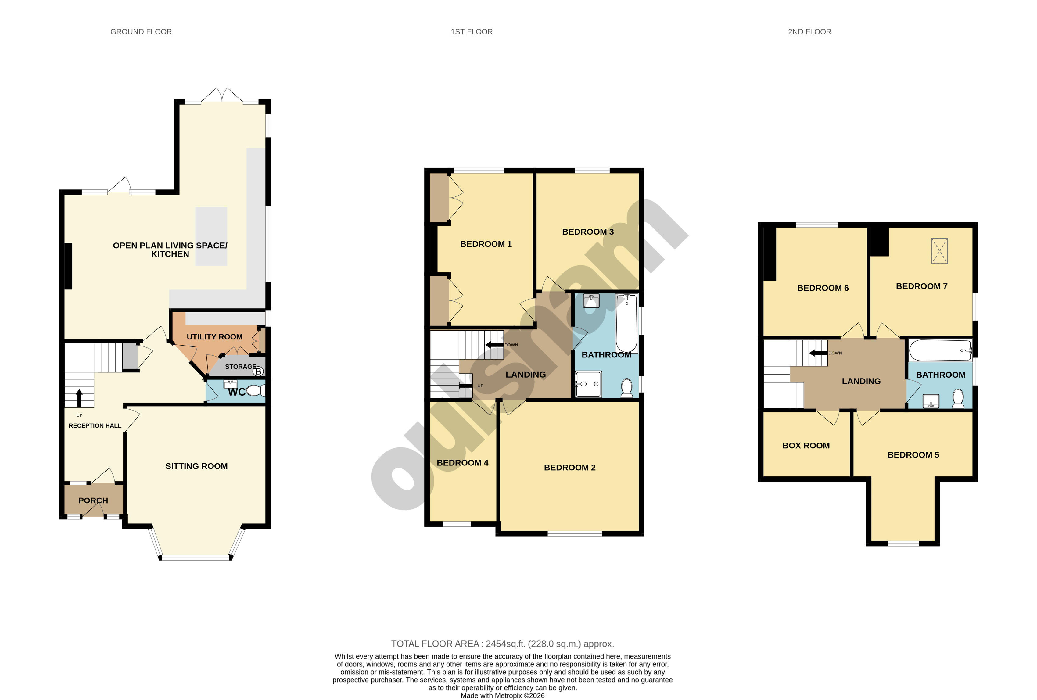 126, Salisbury Road, Birmingham floorplan
