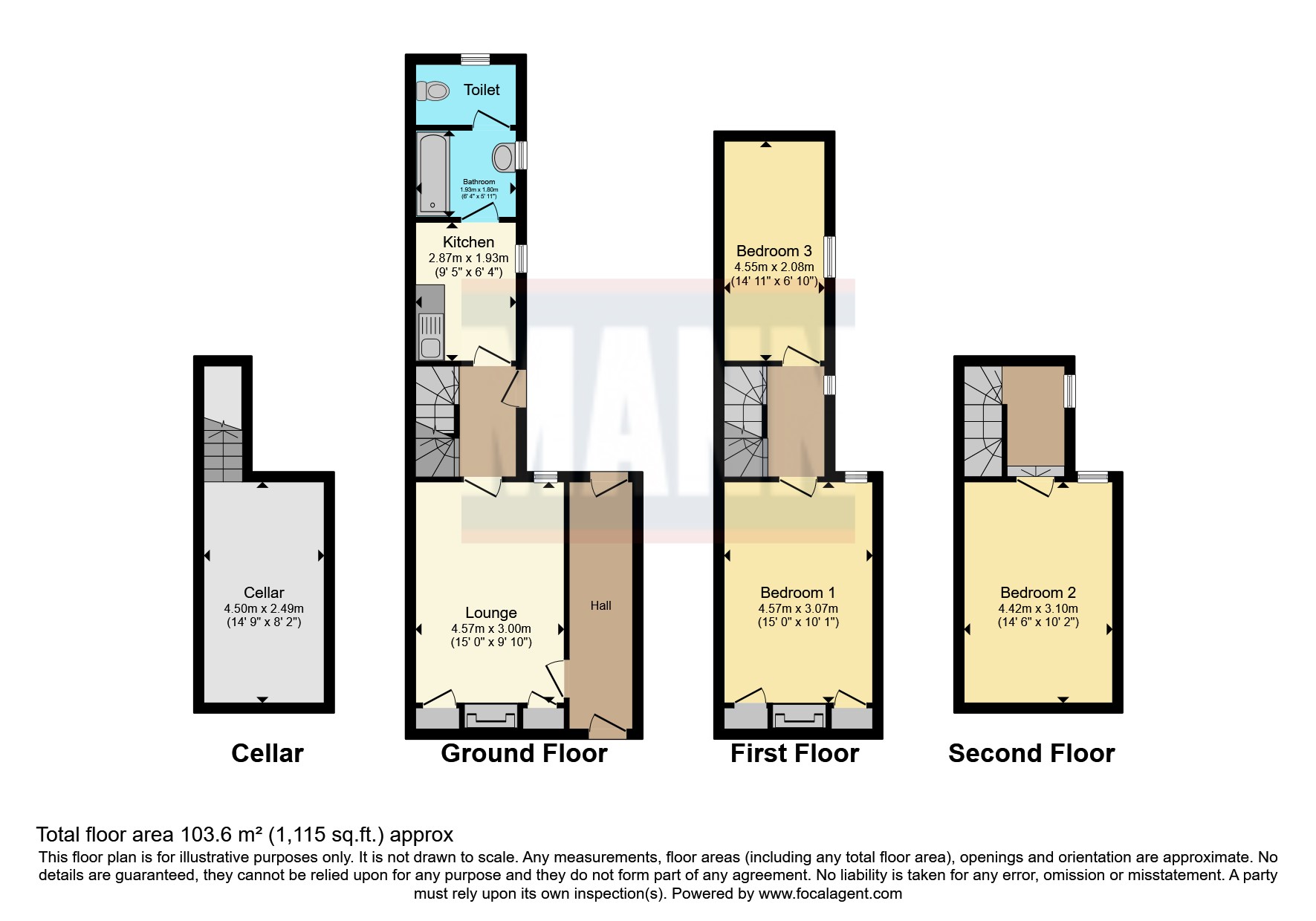 Effingham Street, Ramsgate, Kent CT11, 3 bedroom terraced house for