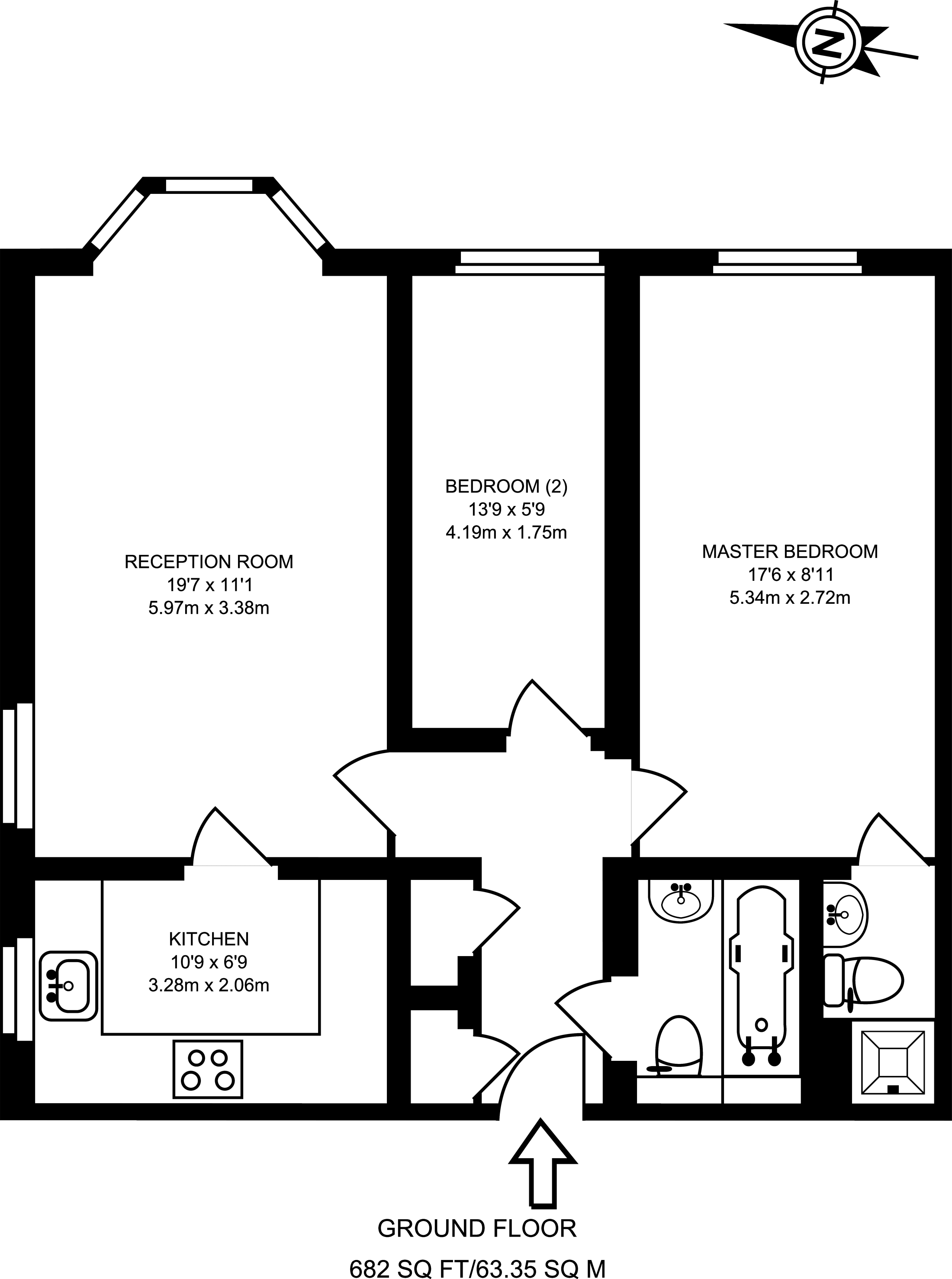 2 Bedrooms Flat for sale in Weardale Road, Lewisham SE13