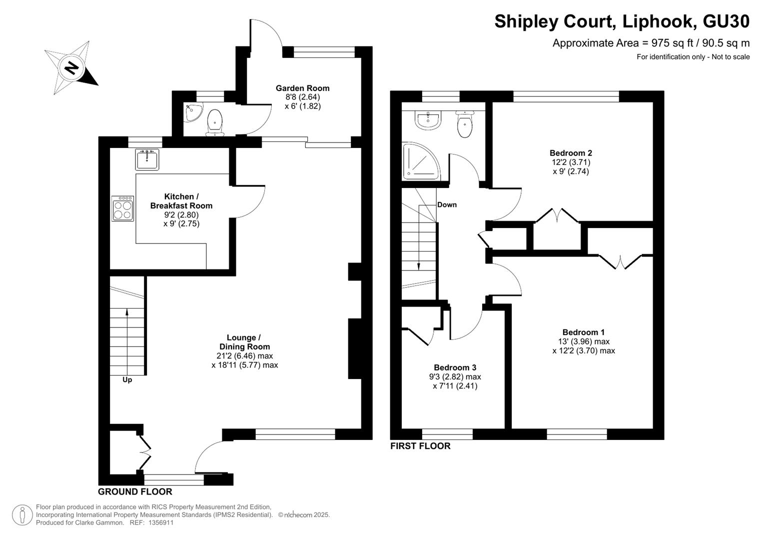12, Shipley Court, Liphook floorplan
