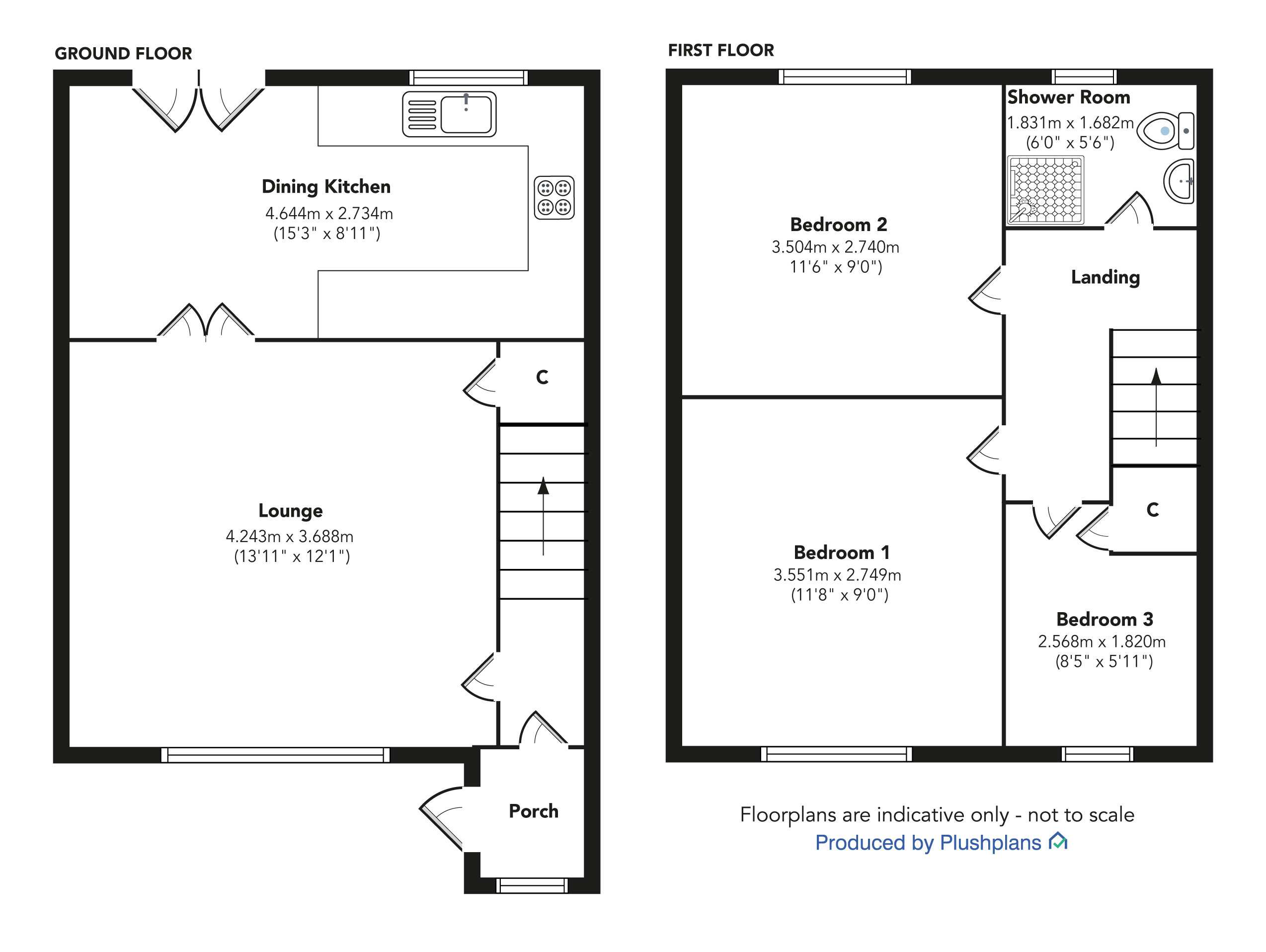 42, Alloway Drive, Paisley floorplan
