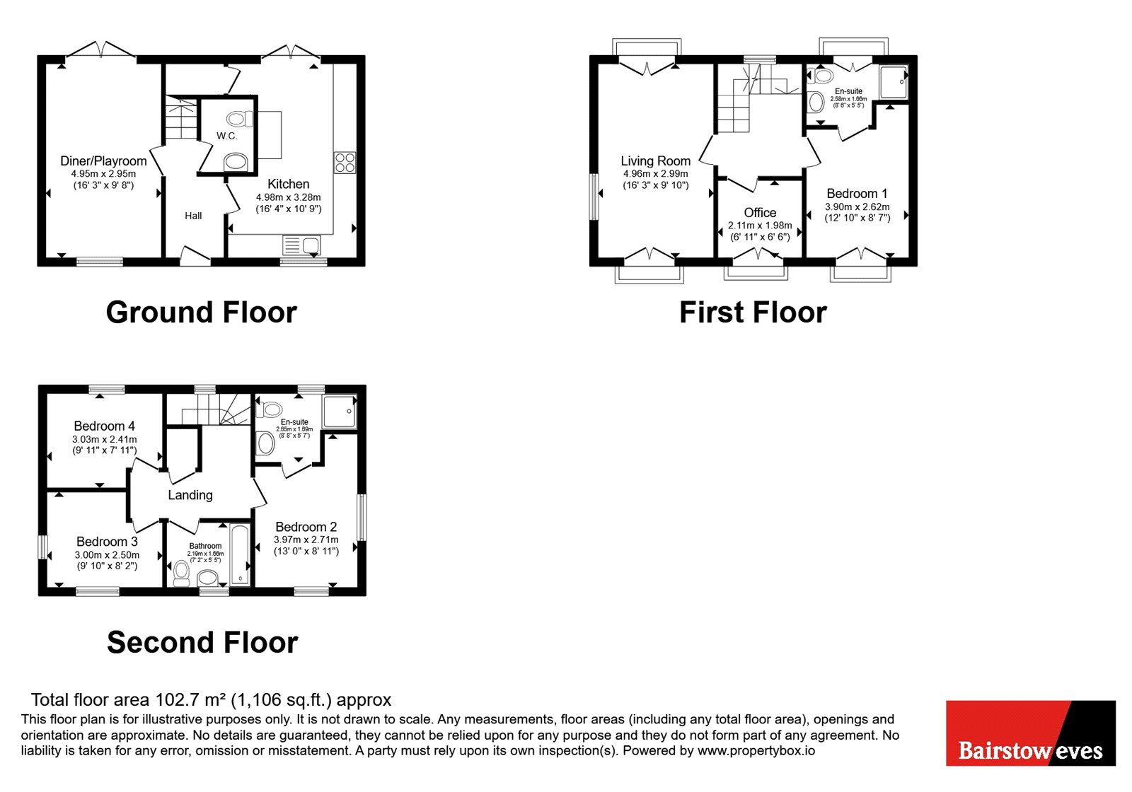 3, Hawley Drive, West Malling floorplan