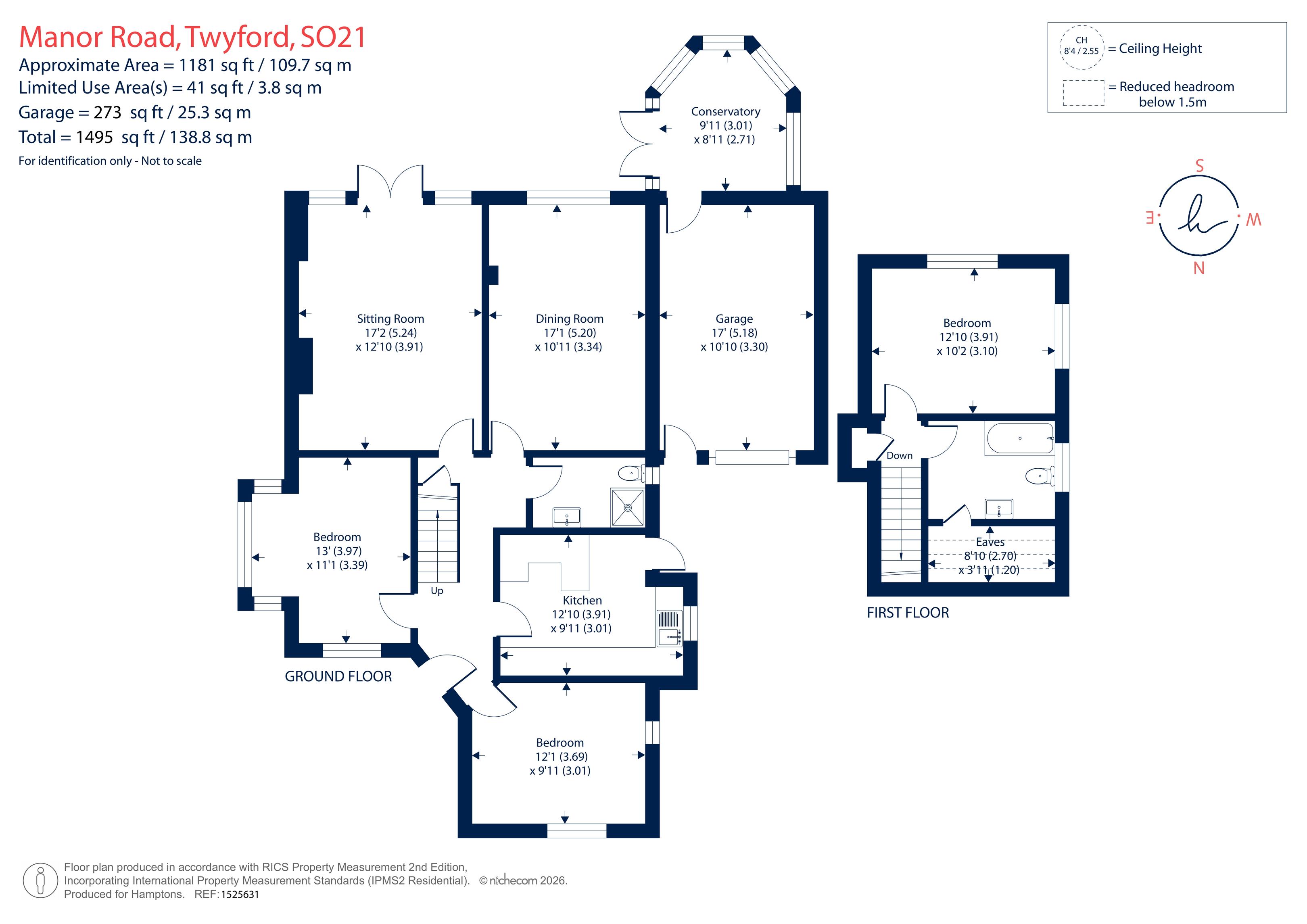 Meadow Cottage, Manor Road, Winchester floorplan
