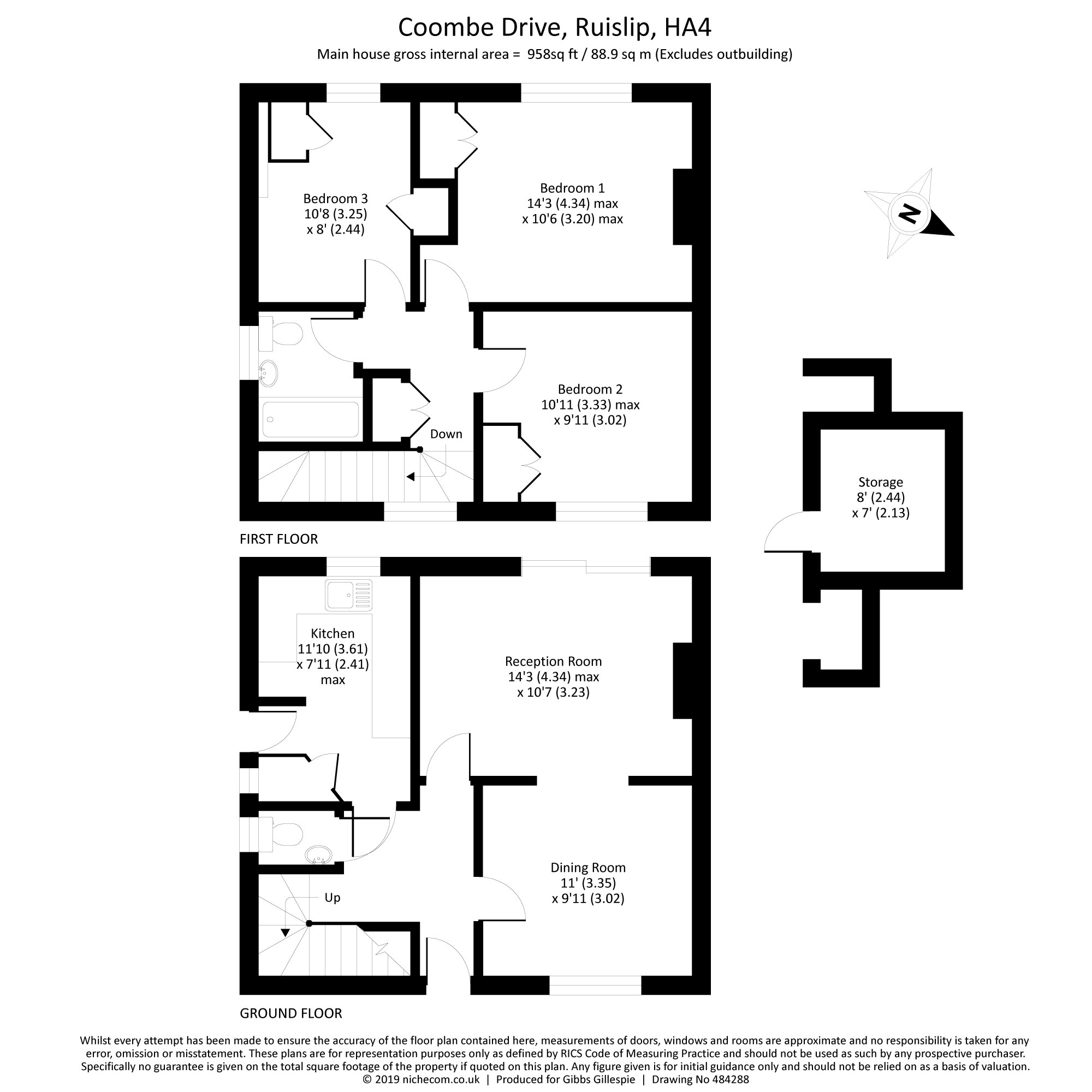 3 Bedrooms Semi-detached house for sale in Coombe Drive, Ruislip, Middlesex HA4