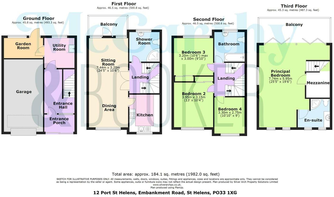 12 Port St. Helens,, Embankment Road, Ryde floorplan