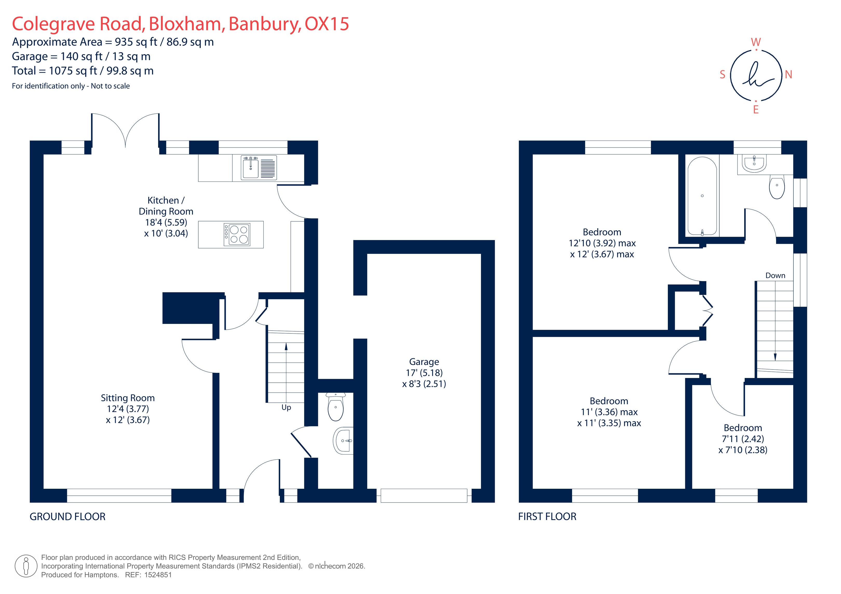 25, Colegrave Road, Bloxham floorplan
