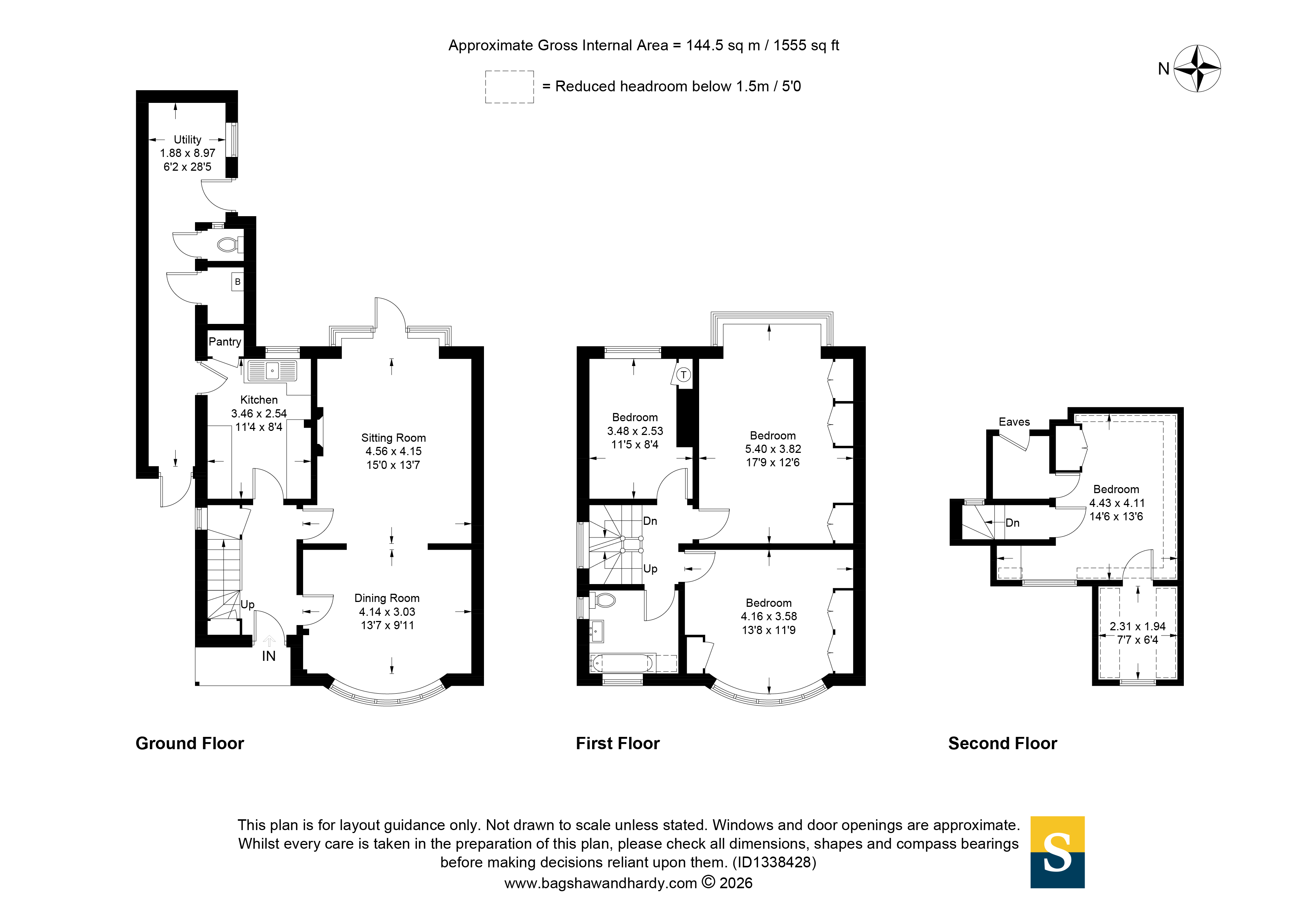 16, Shalford Road, Surrey floorplan