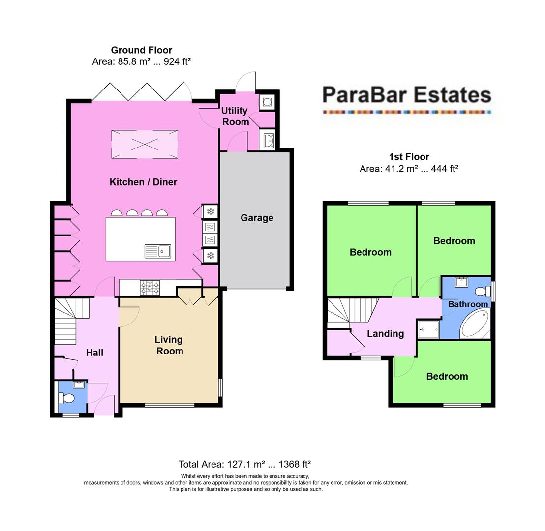 Tensing Gardens, Billericay floorplan