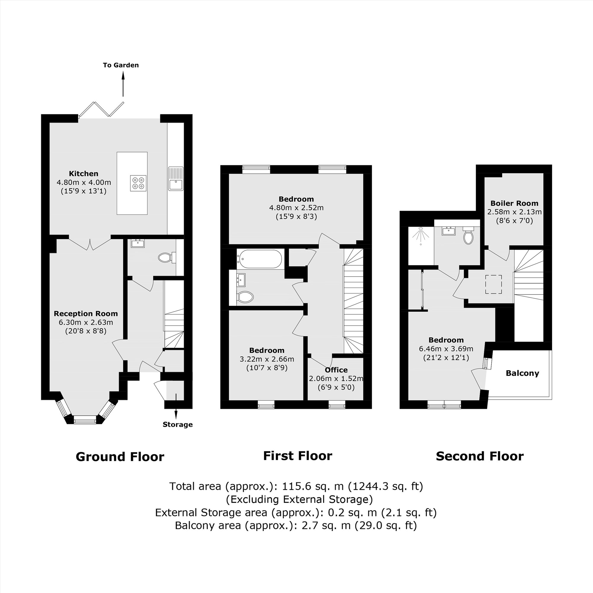 12, Rose Square, London floorplan