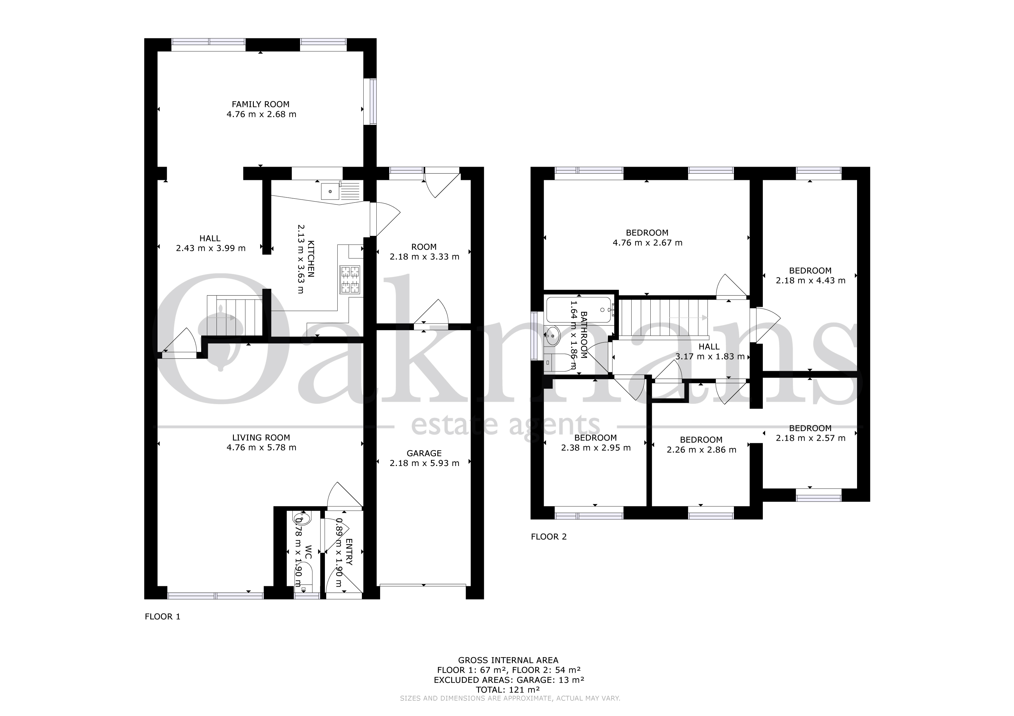 95, WENTWORTH WAY, BIRMINGHAM floorplan