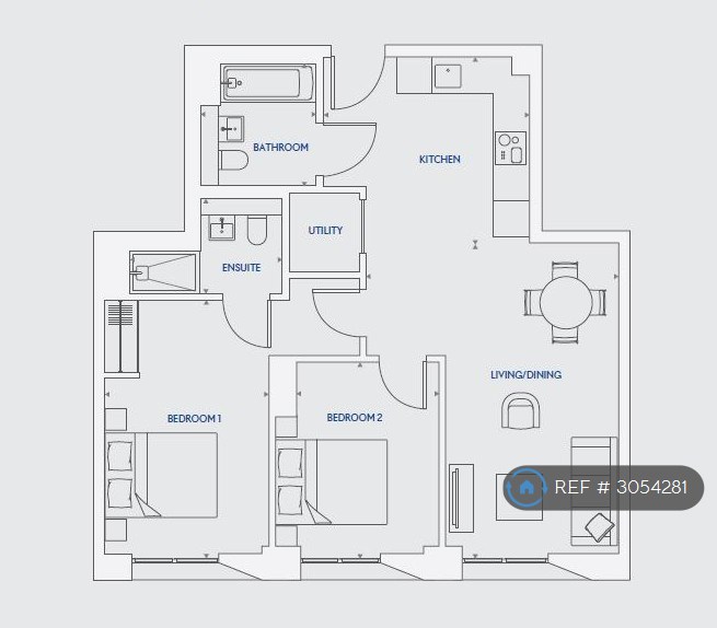 Apartment  Block B, Red Mediacityuk, Salford floorplan