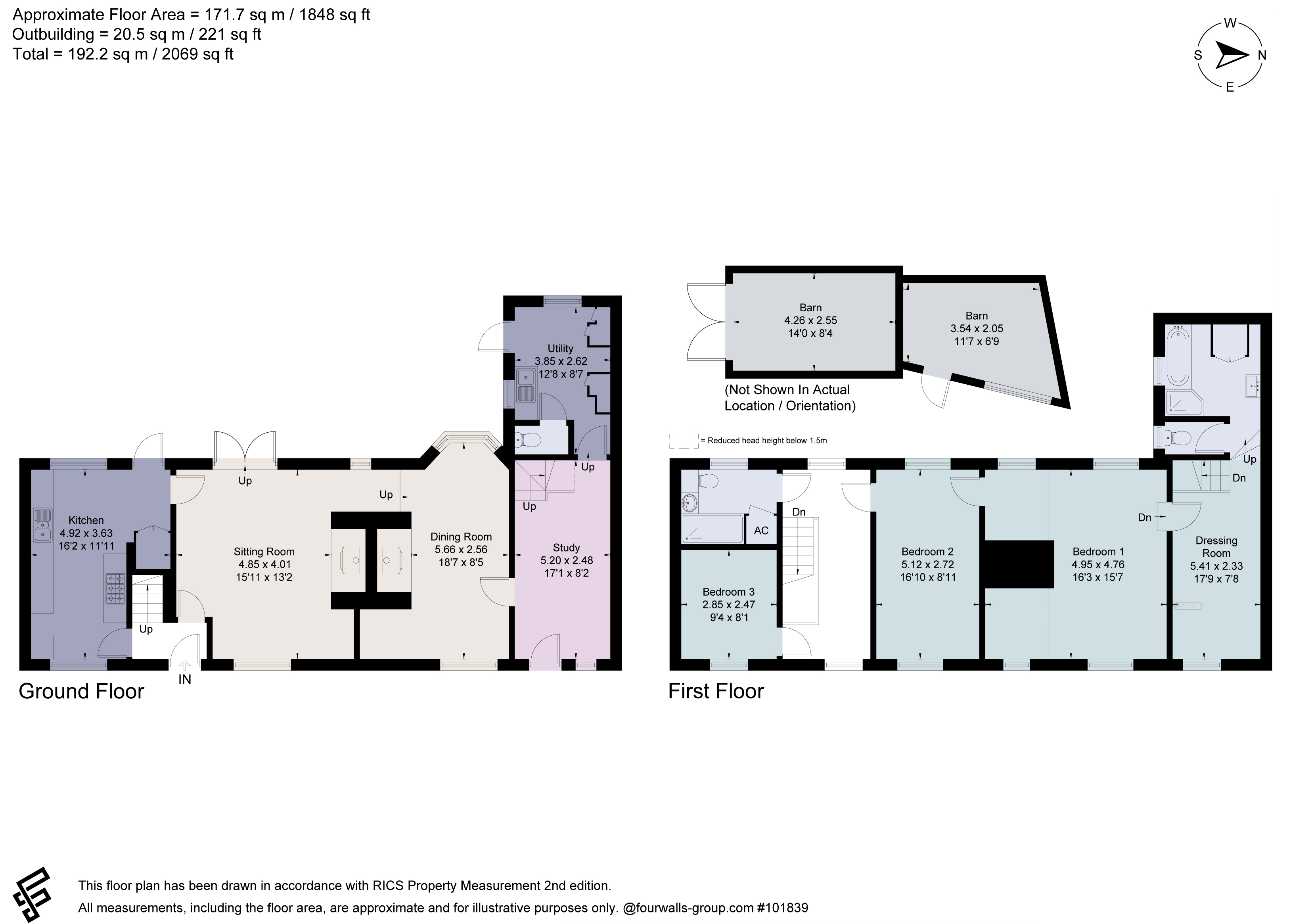 1, Mill Street, Baldock floorplan