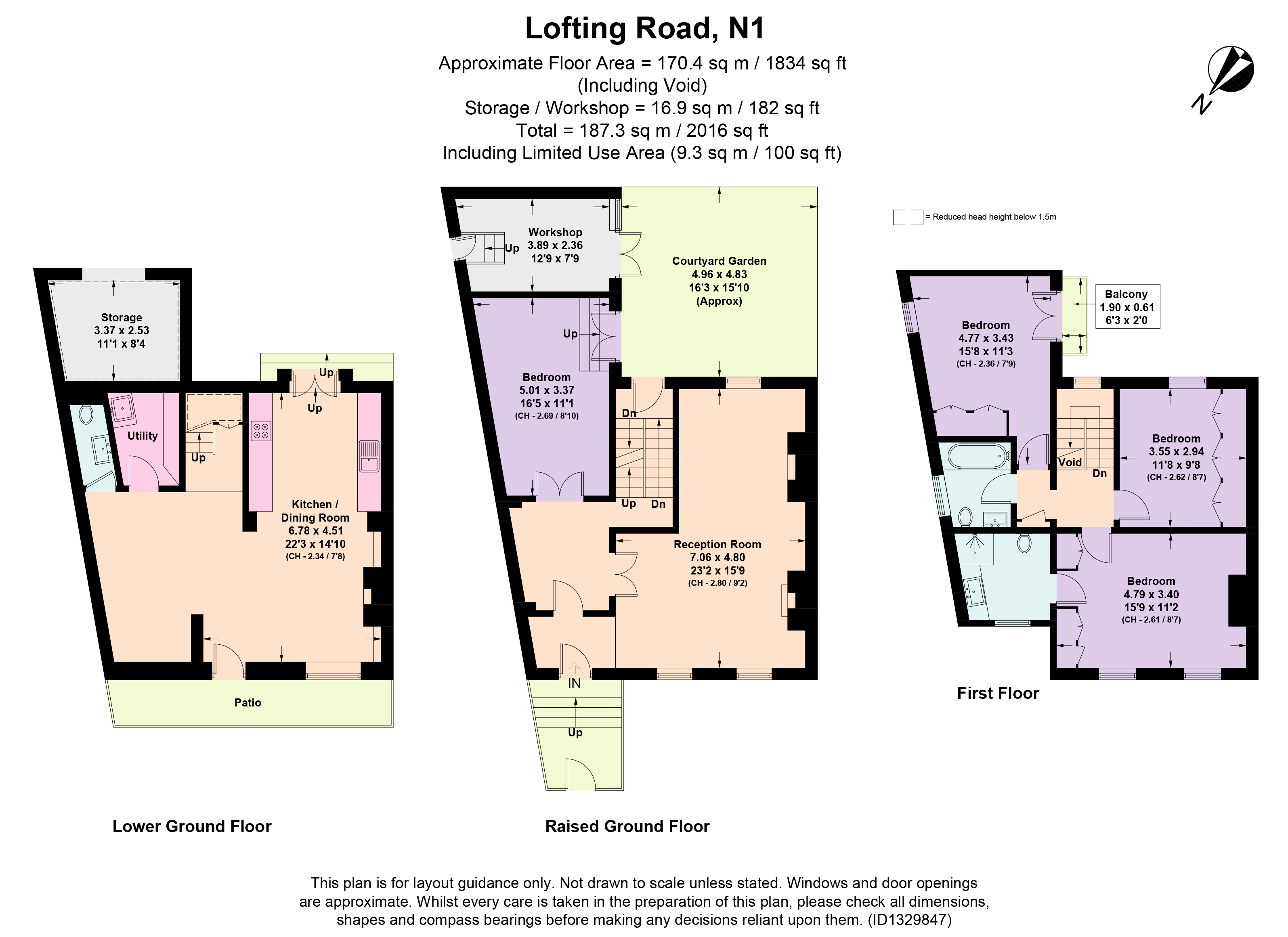 83, Lofting Road, London floorplan