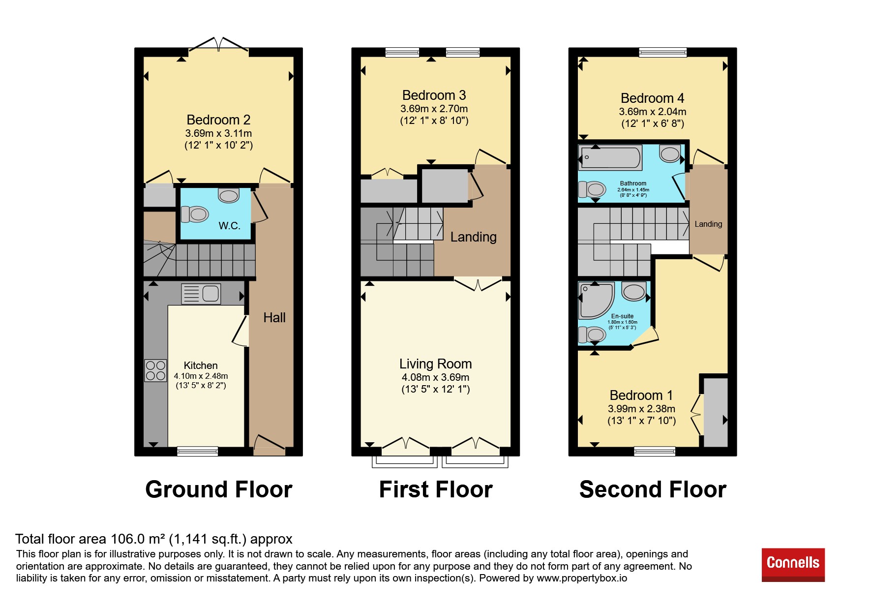 27, Alderney Way, Ashford floorplan