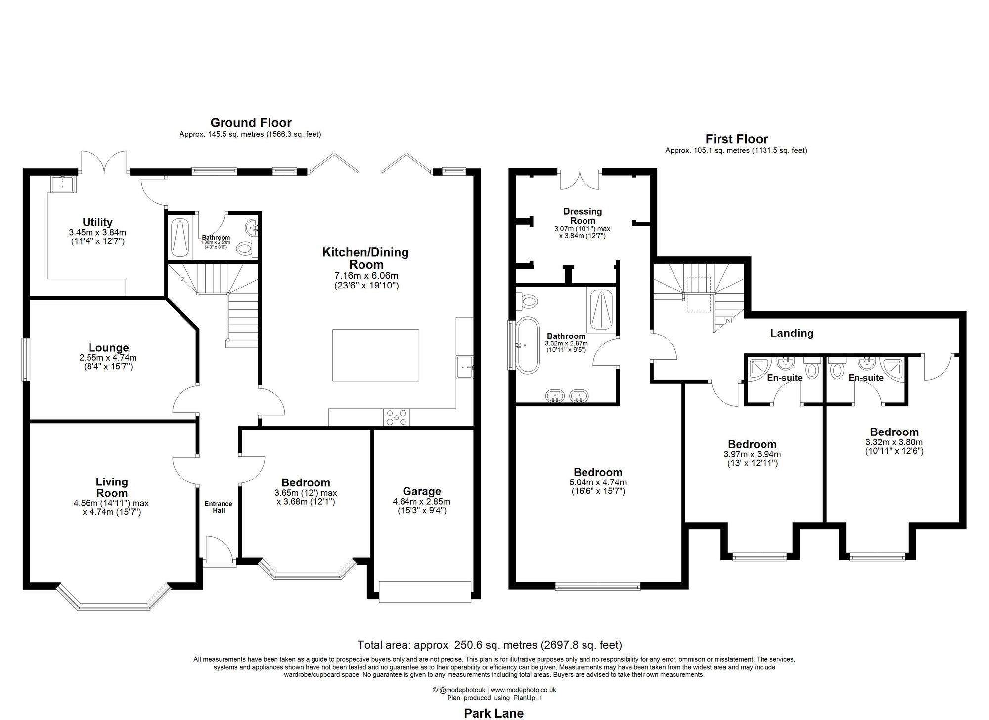 36 Park Lane, Billericay floorplan