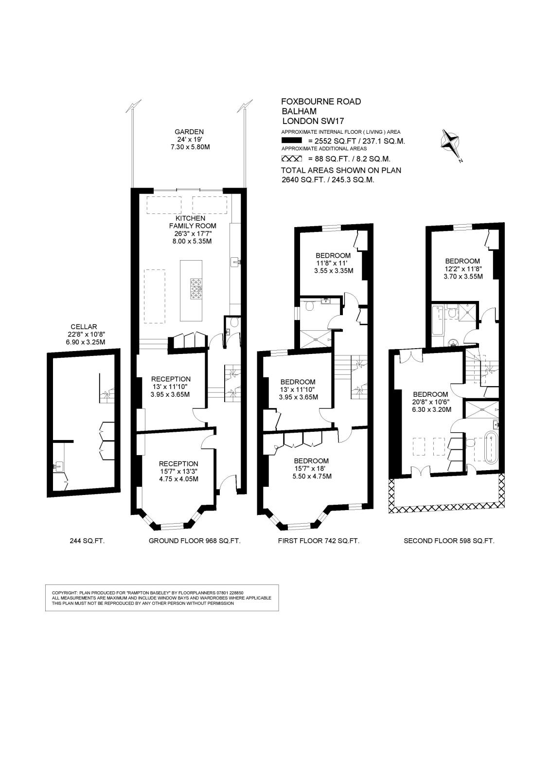 Foxbourne Road, SW17 floorplan