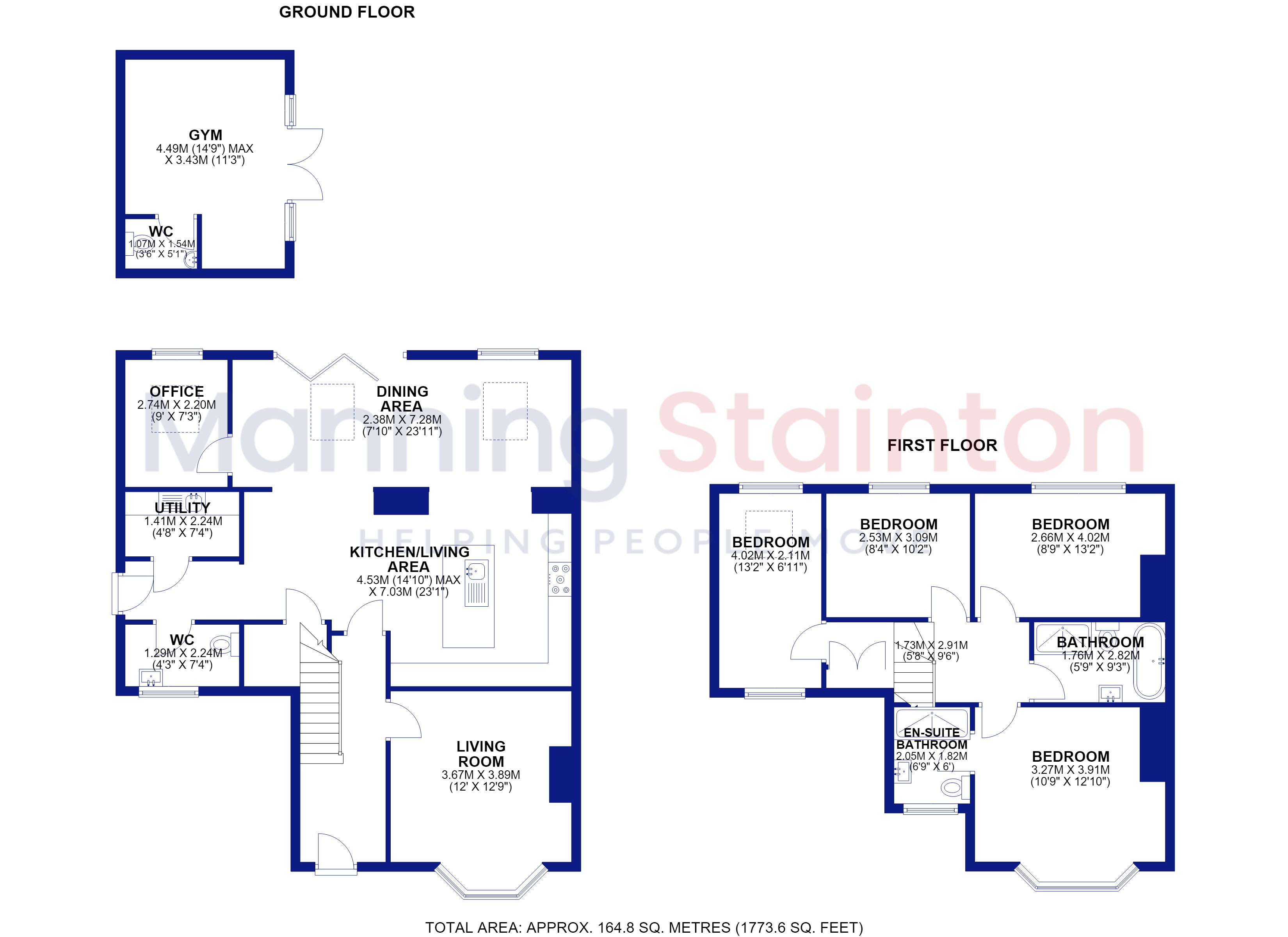 131, Carr Road, Leeds floorplan