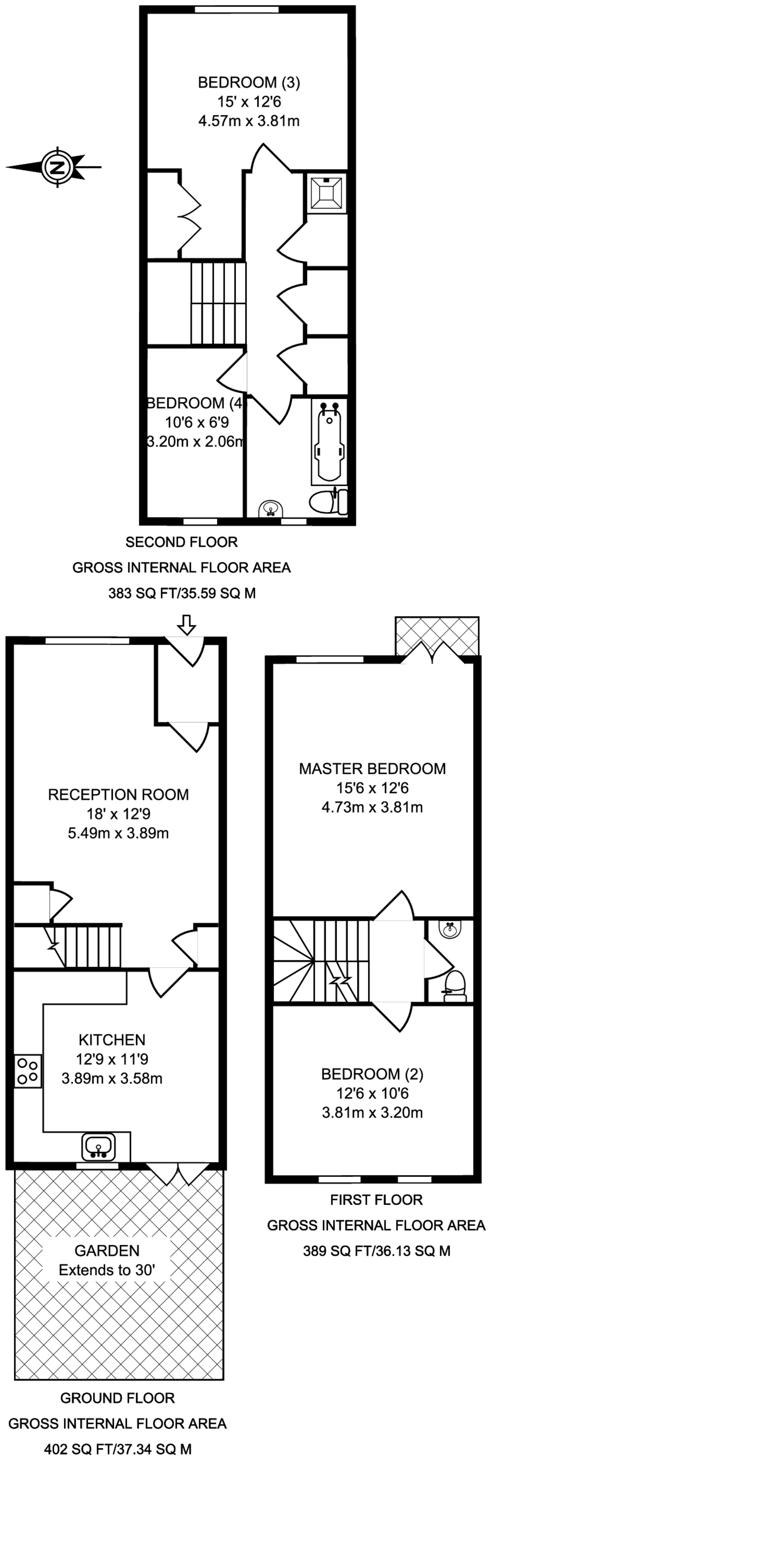 Rowan Close, Ealing floorplan