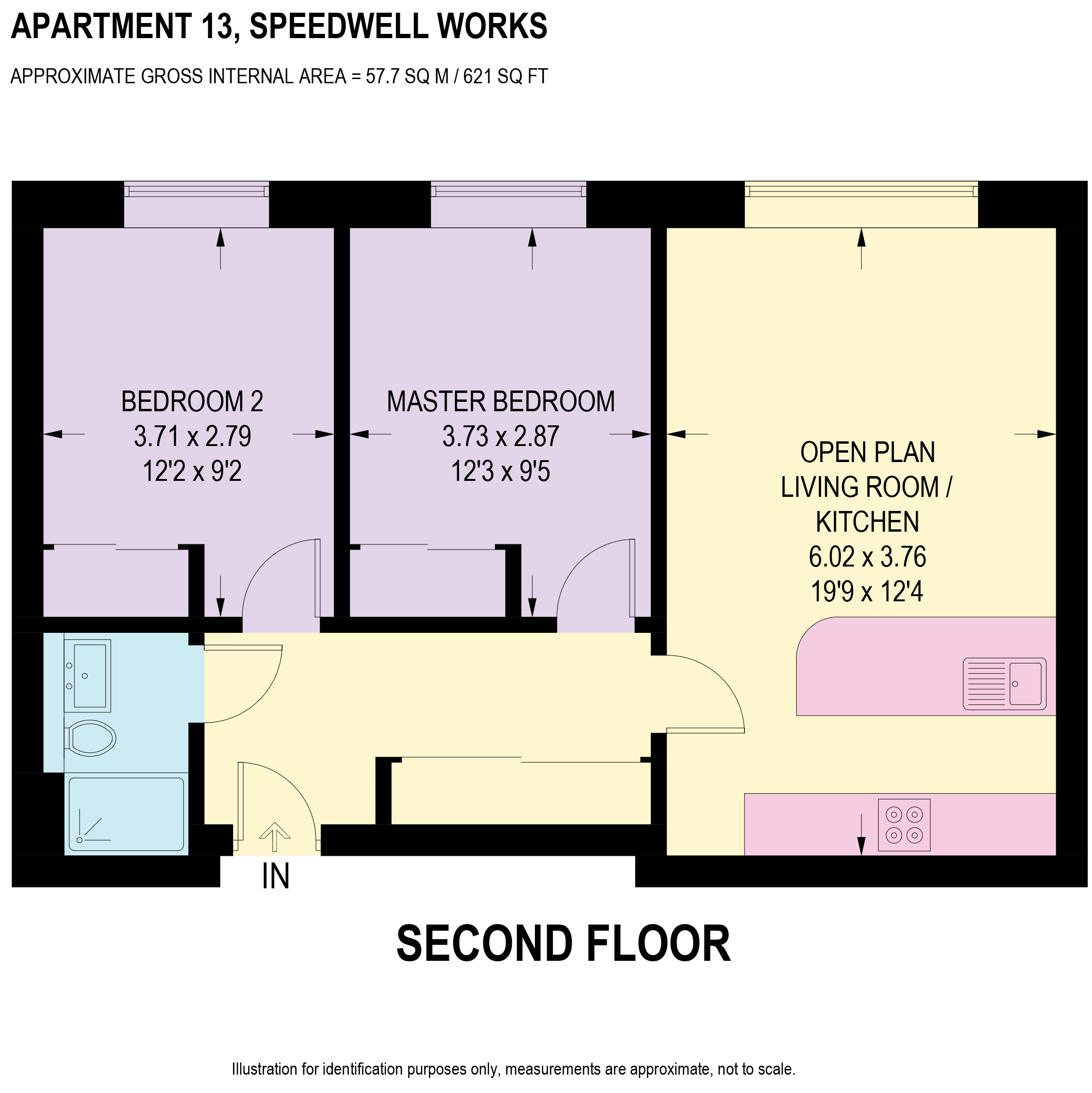 2 Bedrooms Flat to rent in 75 Sidney Street, Sheffield City Centre S1