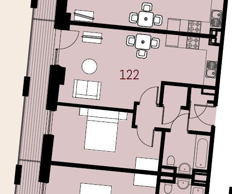 Unit A122, 33, Abbey Row, 33 Devon Street, Merseyside floorplan