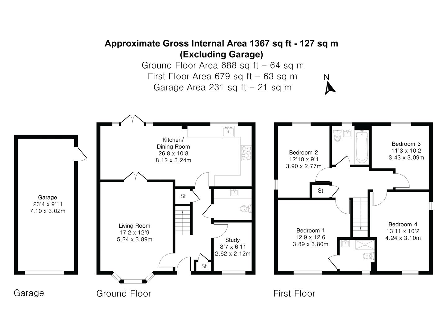 40, James Dunn Way, Haverhill floorplan