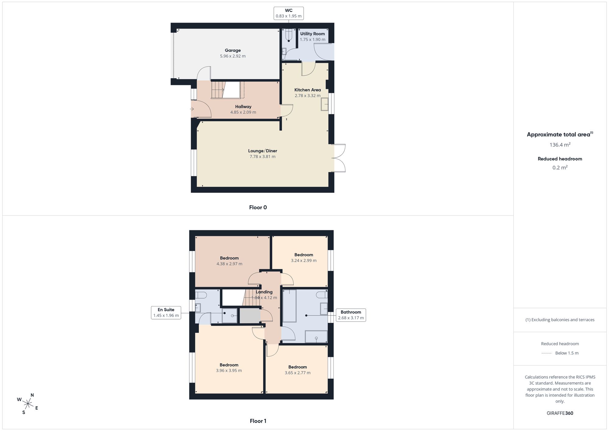 8 West Farm Drive, Newcastle Upon Tyne floorplan