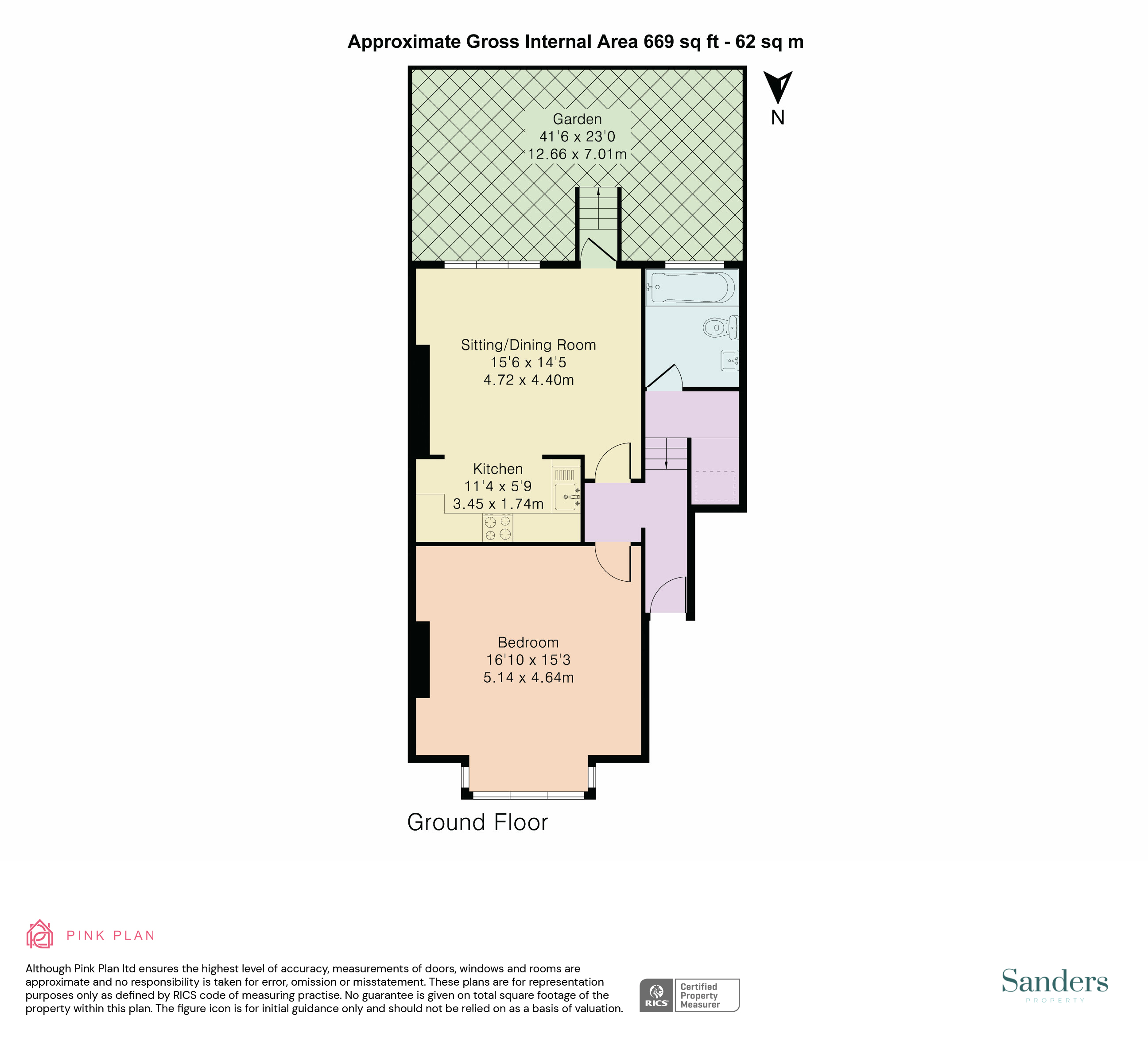 Sandringham Road, Hackney floorplan