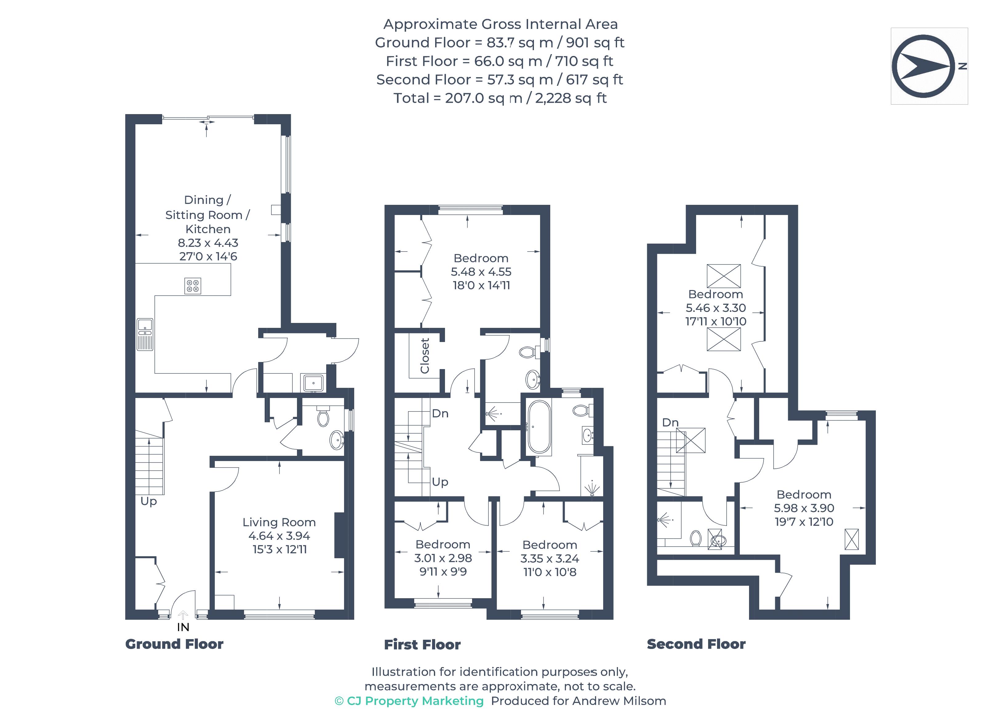 Cedarwood, Gypsy Lane, Marlow floorplan