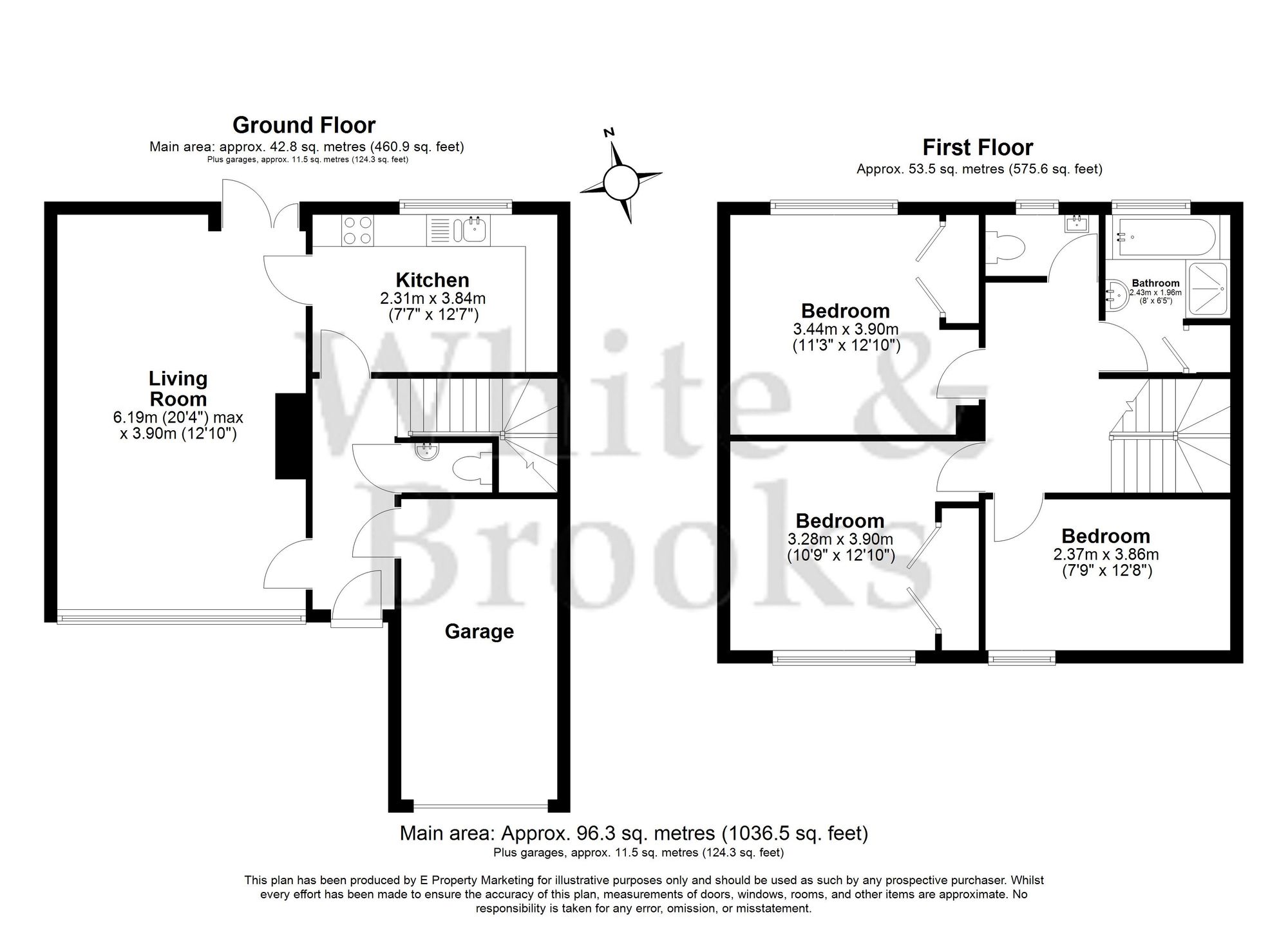 3 Manor Close, Chichester floorplan