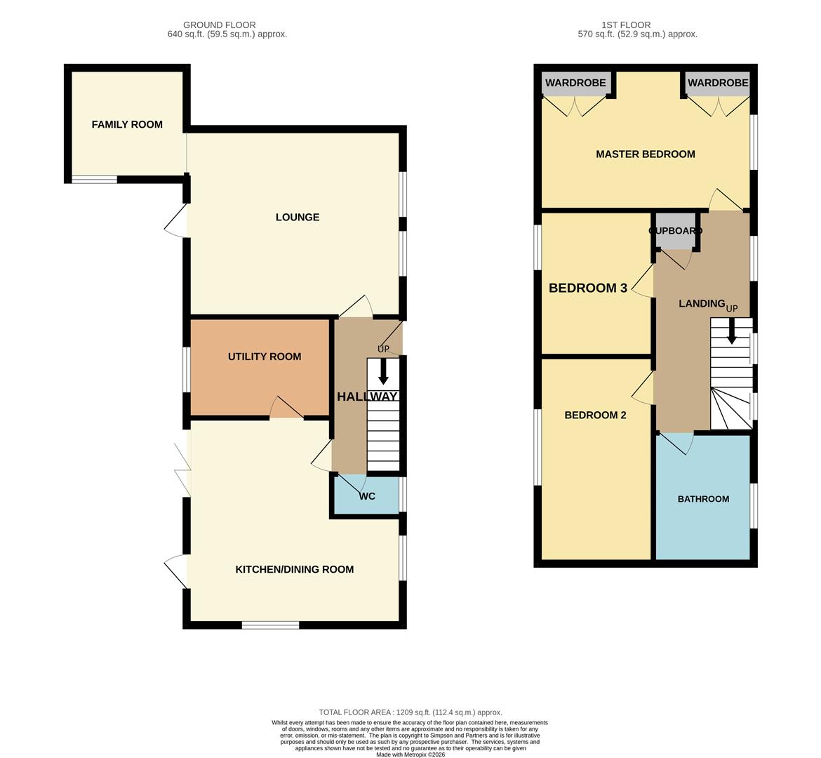 1, Corby Road, Kettering floorplan