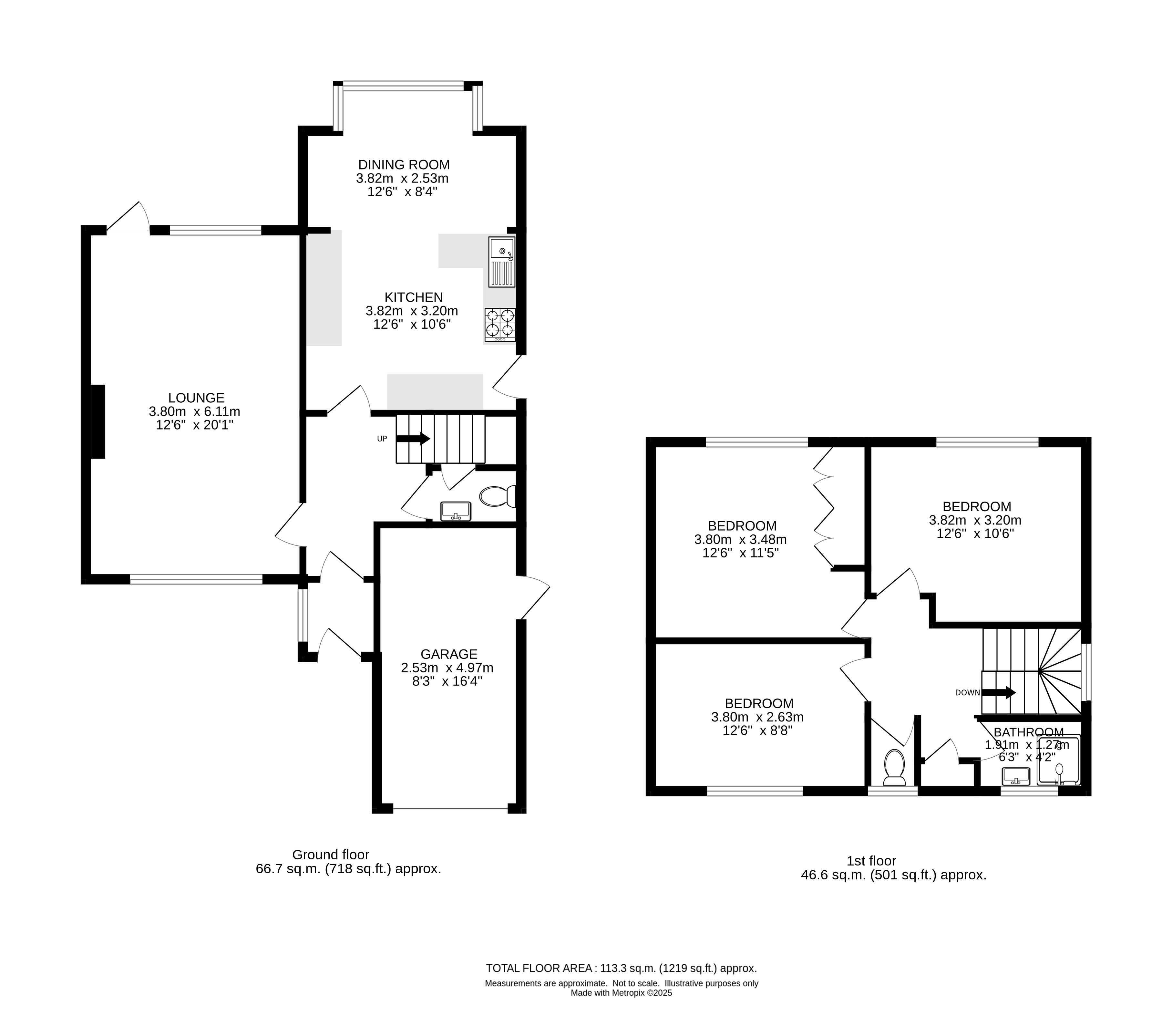 Downside Road, Sutton, SM2 floorplan