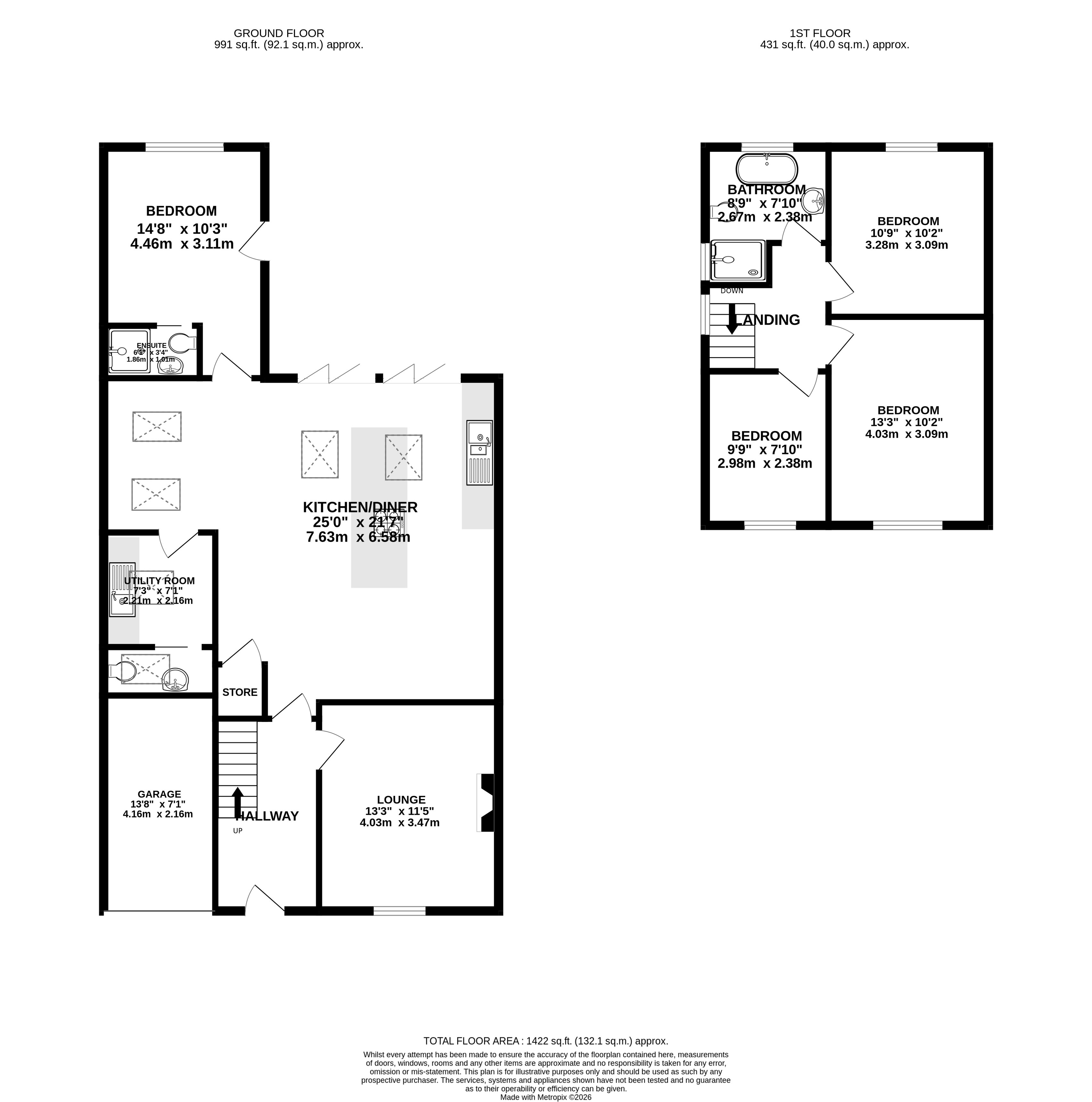 24, Wolds Drive, Nottingham floorplan