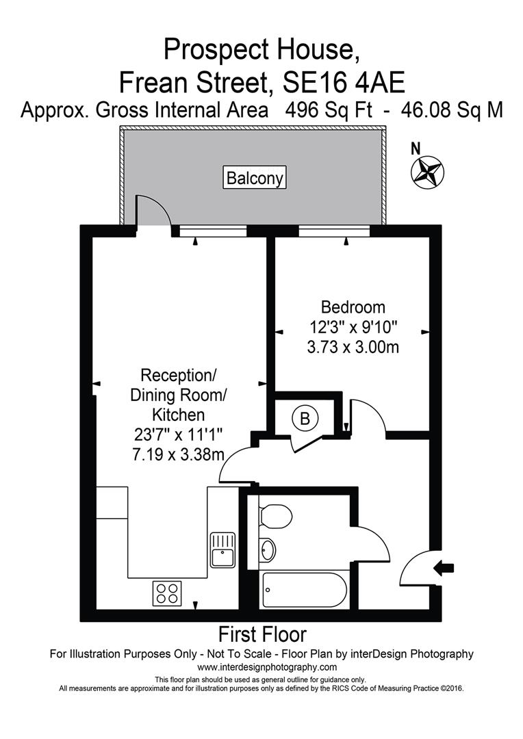 7 Prospect House, Frean Street, London floorplan