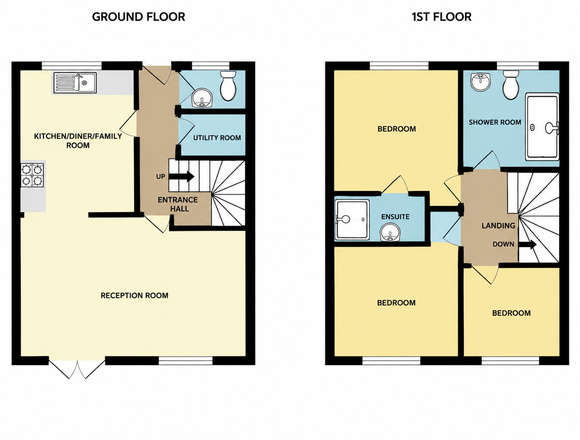 17 Dukes View, Telford floorplan