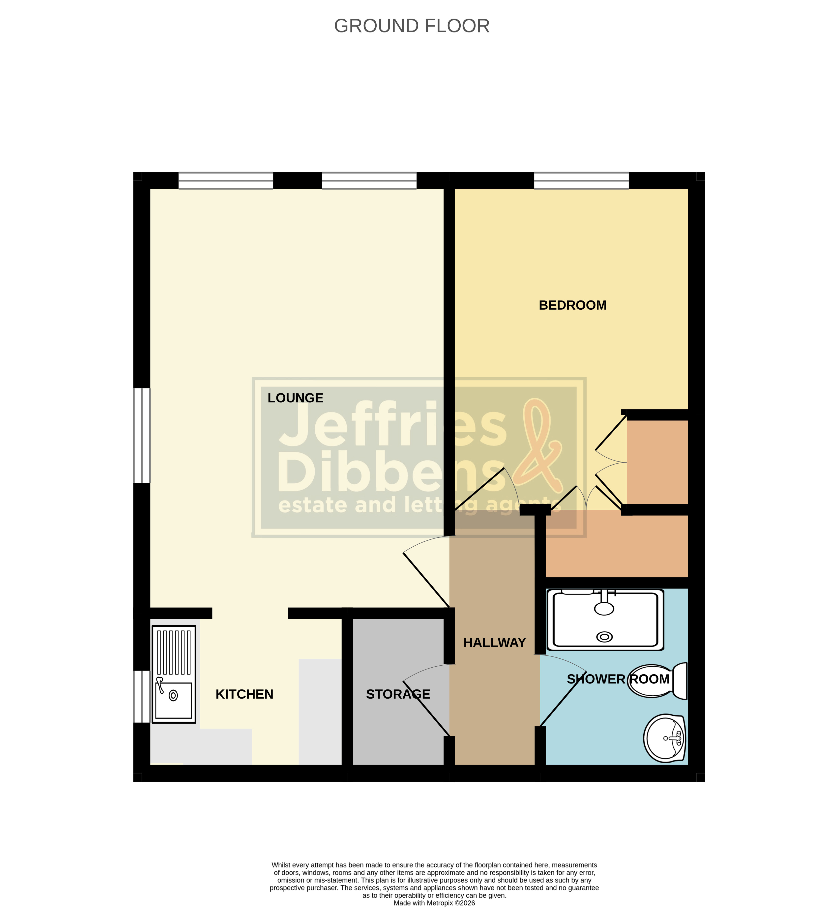 16 Homesea House, Green Road, Southsea floorplan