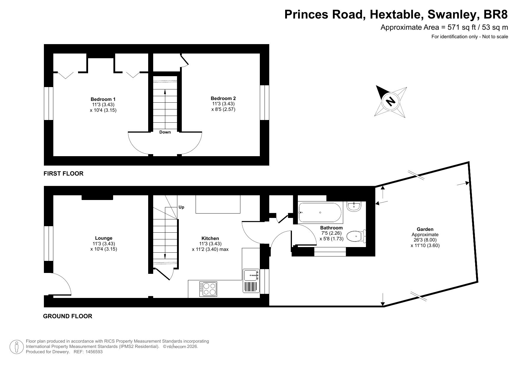 5, Princes Road, Swanley floorplan