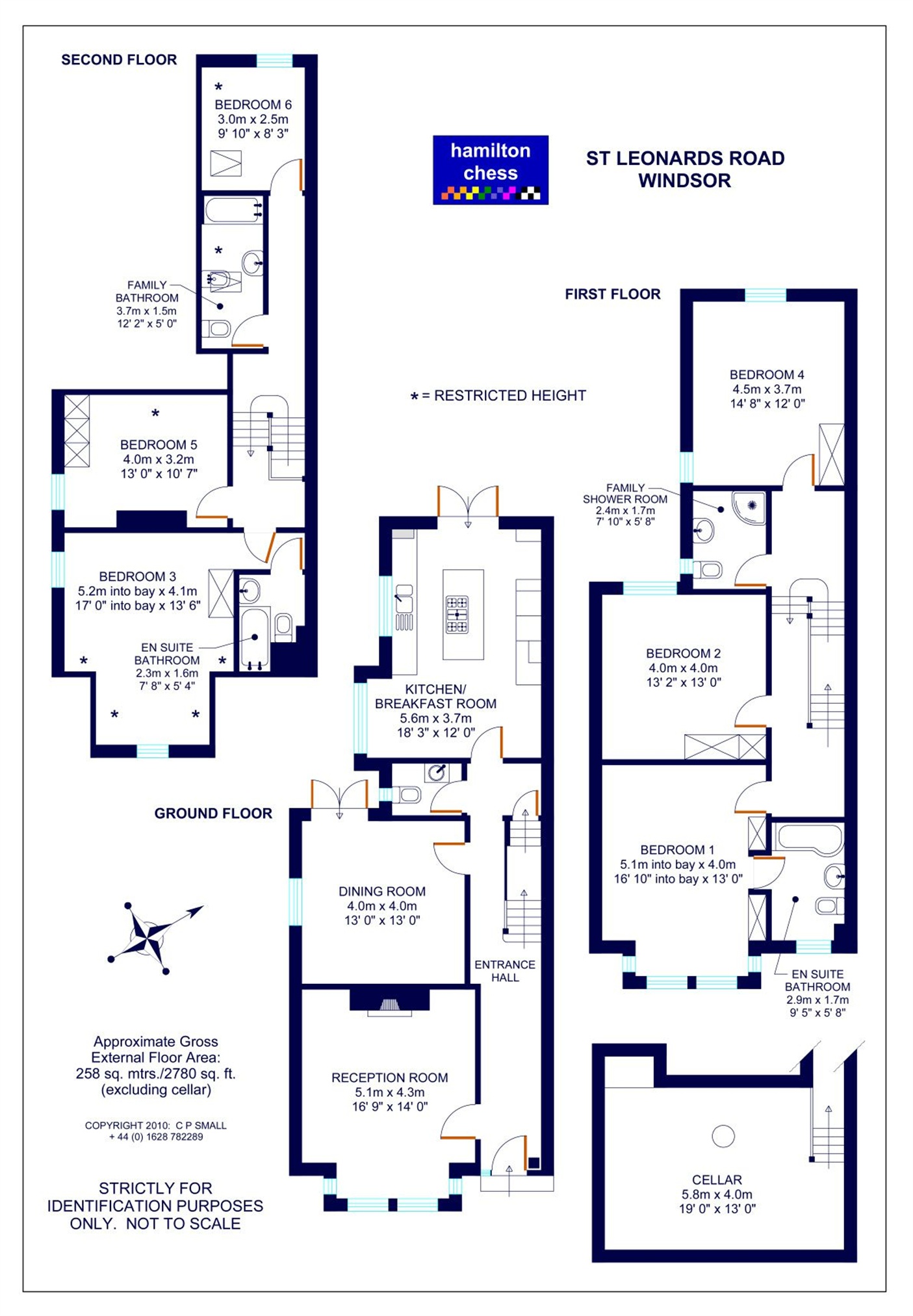 5 Bedrooms Semi-detached house to rent in St Leonards Road, Windsor SL4