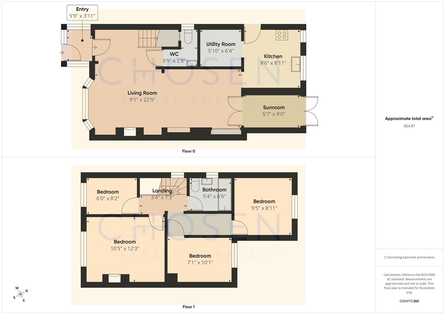 28, Holtham Avenue, Gloucester floorplan