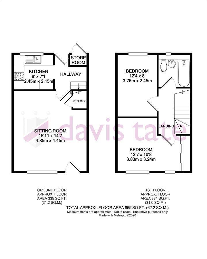 12, St. Hildas Close, Oxfordshire floorplan