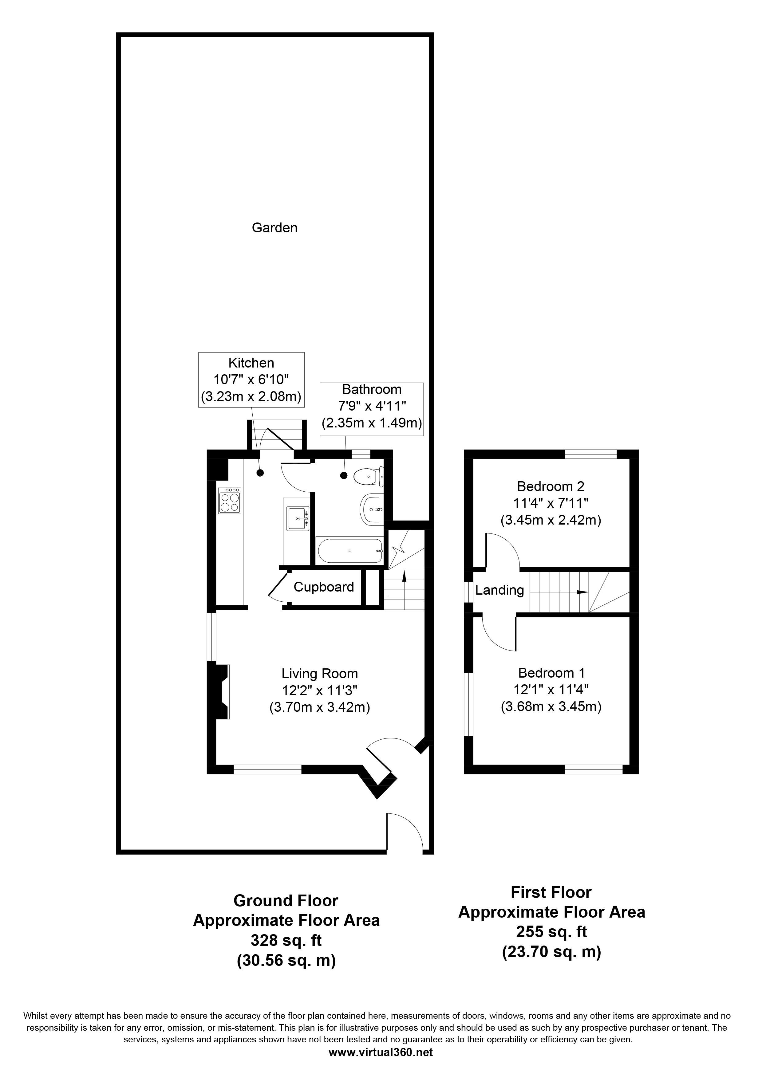 2 Bedrooms  to rent in Derinton Road, London SW17