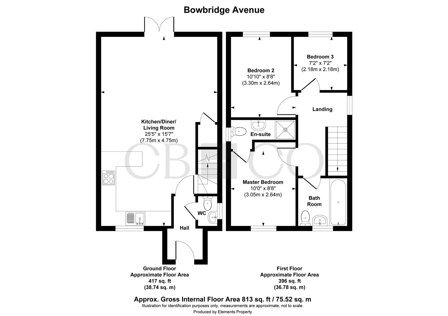 1B, Bowbridge Avenue, Derby floorplan