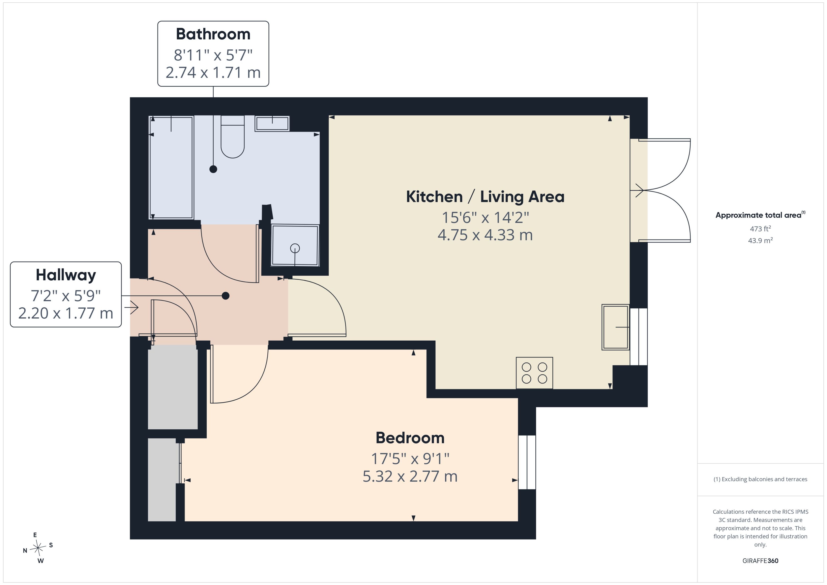 Windsor Court, Hoxton Close, Ashford floorplan