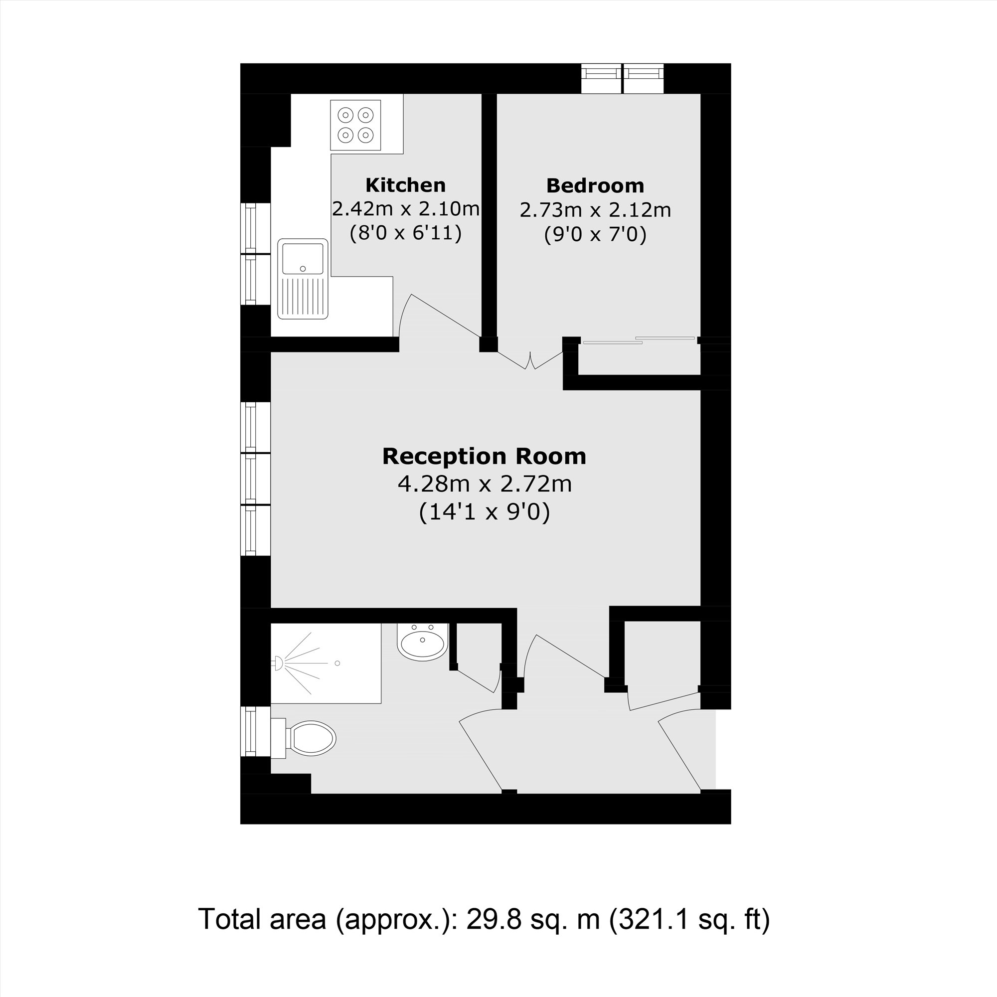 139, Brindley Close, Wembley floorplan