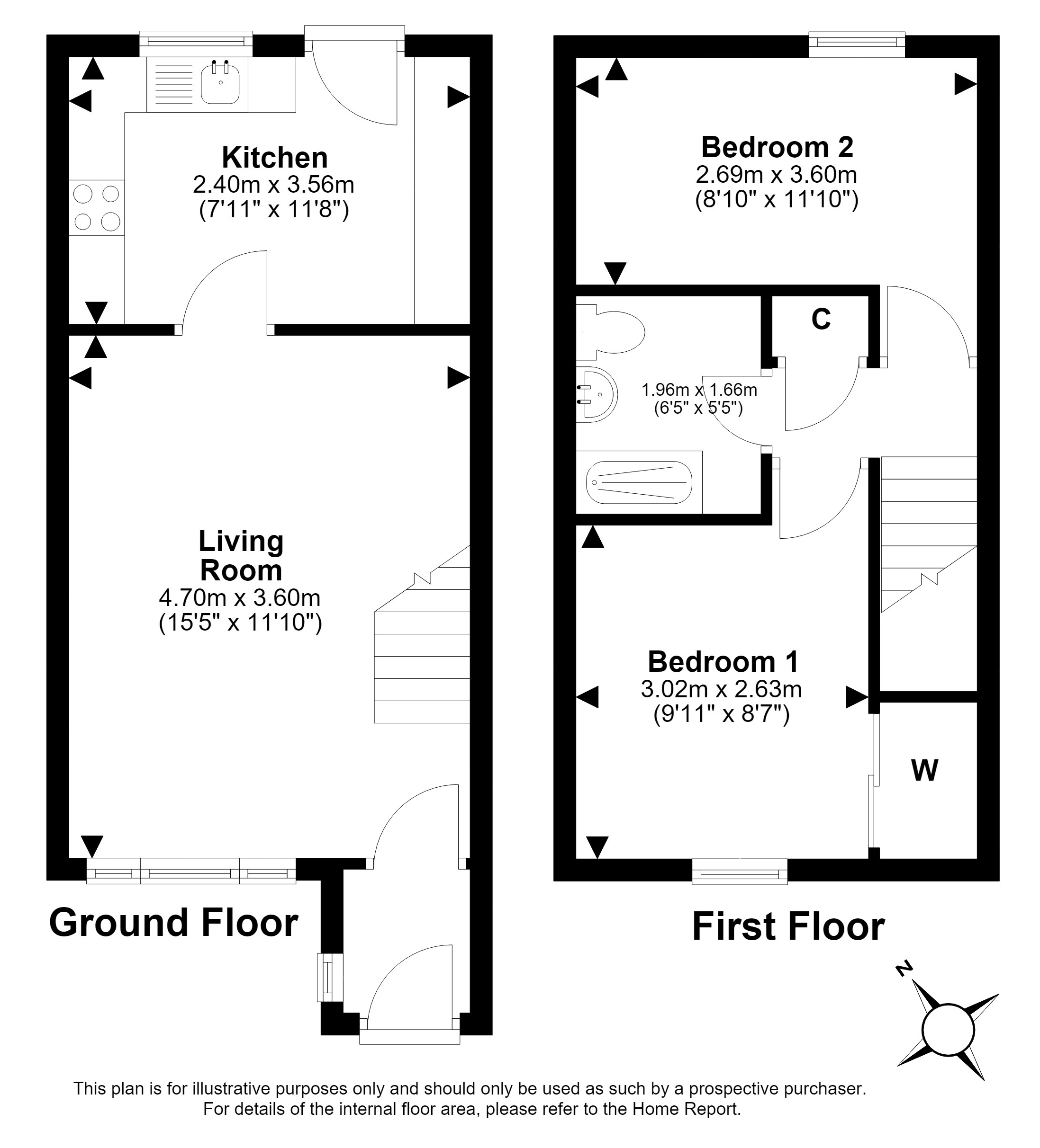 148, Fauldburn, East Craigs, Edinburgh floorplan