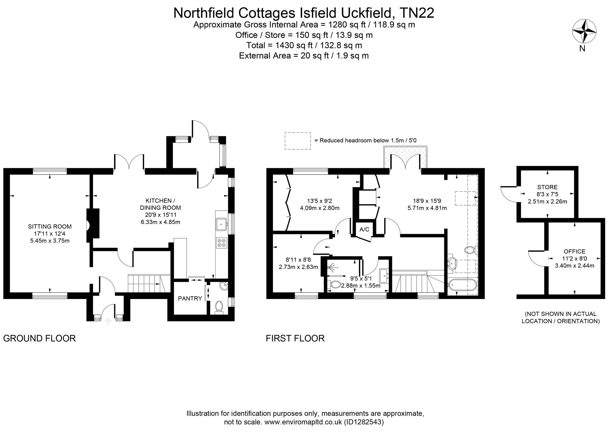 13 Northfield Cottages, Uckfield floorplan