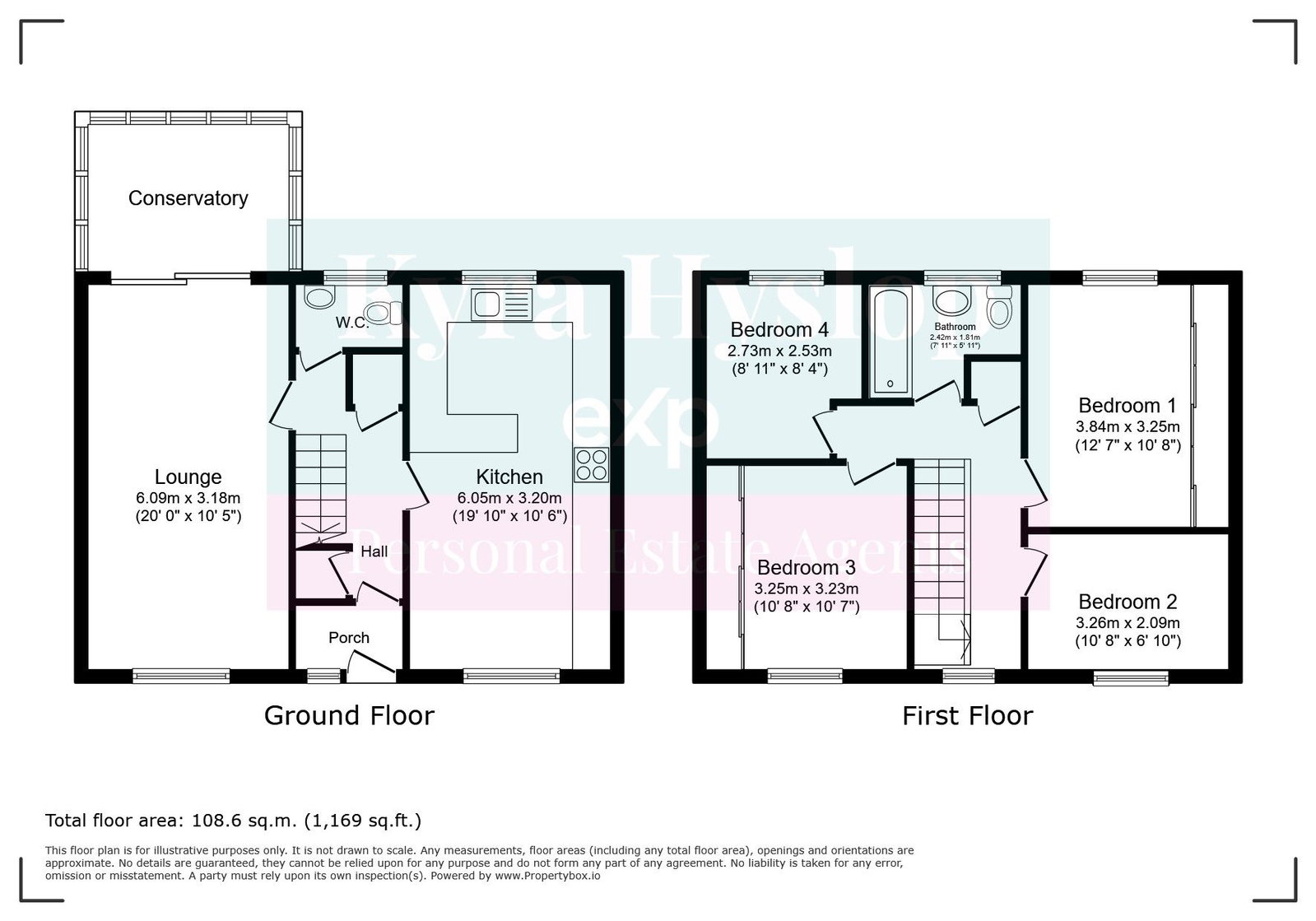 54, Rosebarn Lane, Exeter floorplan