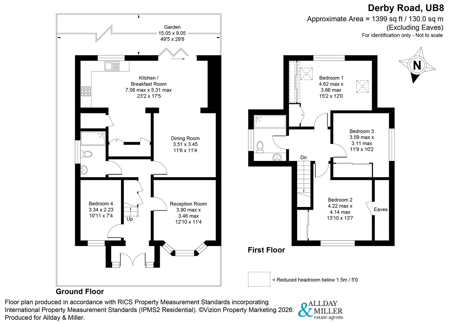 25, Derby Road, Uxbridge floorplan