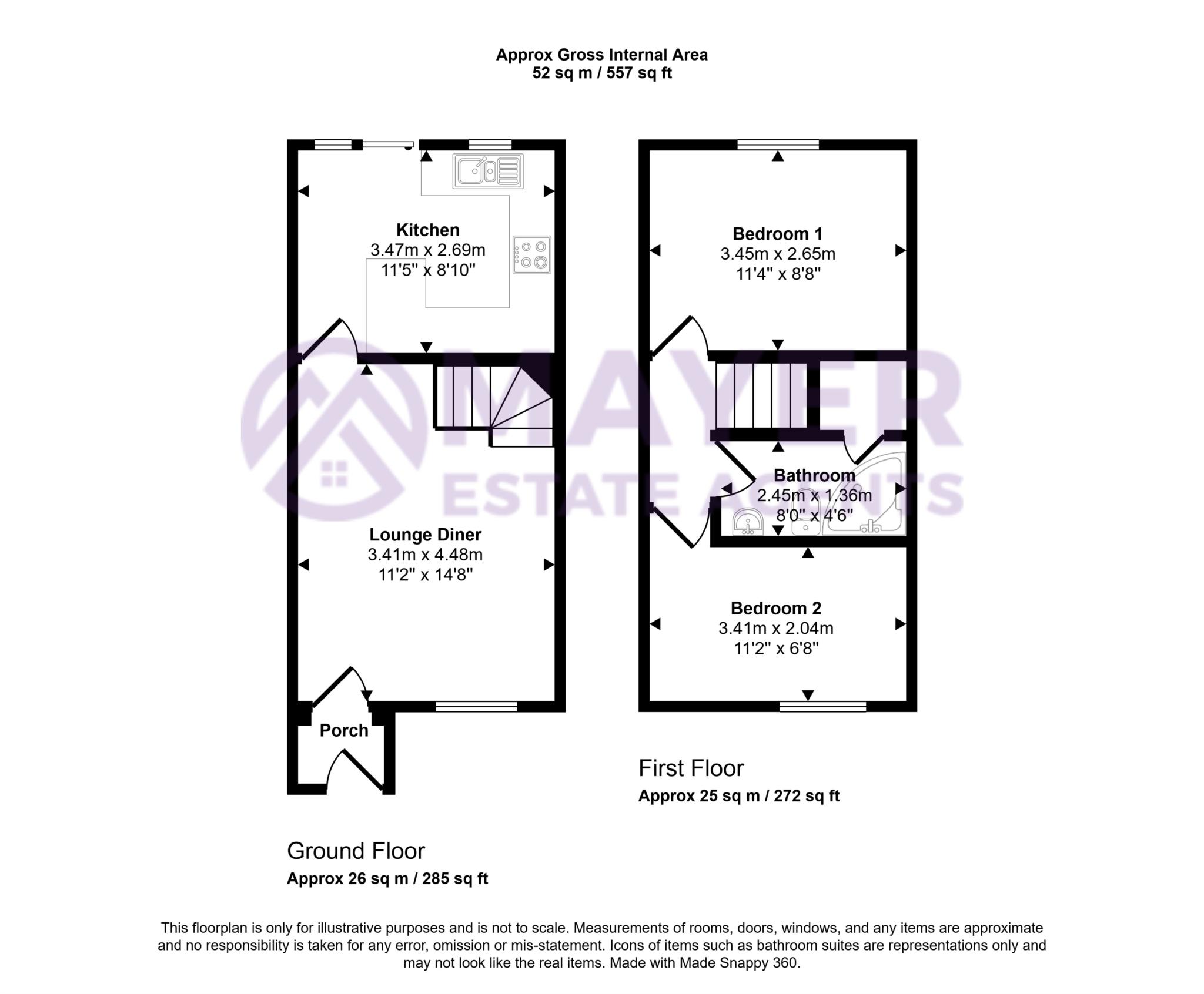 11, Lower Ridings, Plymouth floorplan