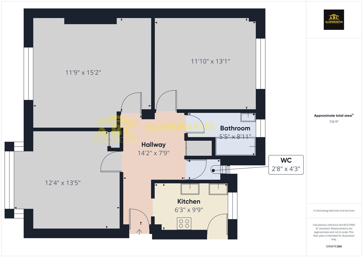 Flat 45, Vincent Court, Bell Lane, London floorplan