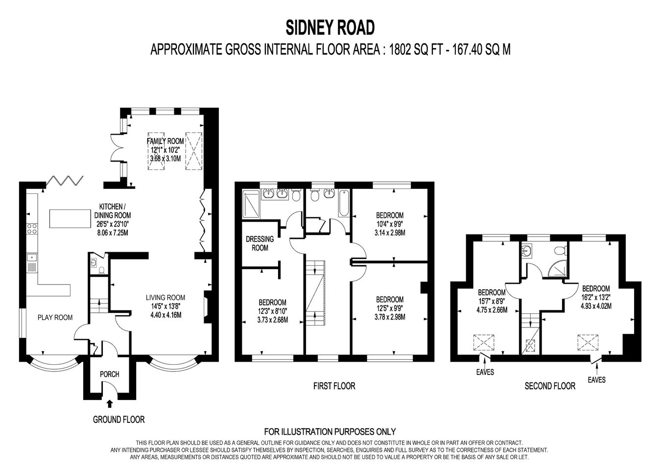 Sidney Road, Walton-on-Thames floorplan